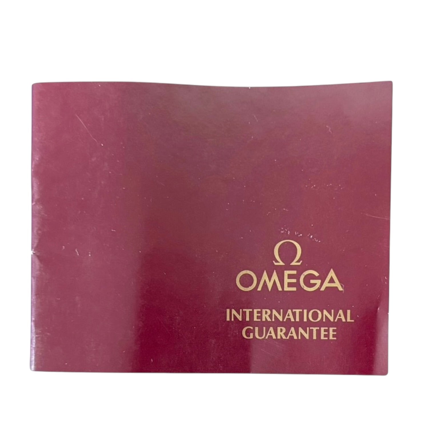 Librito de Garantía Internacional Omega Vintage de 1989