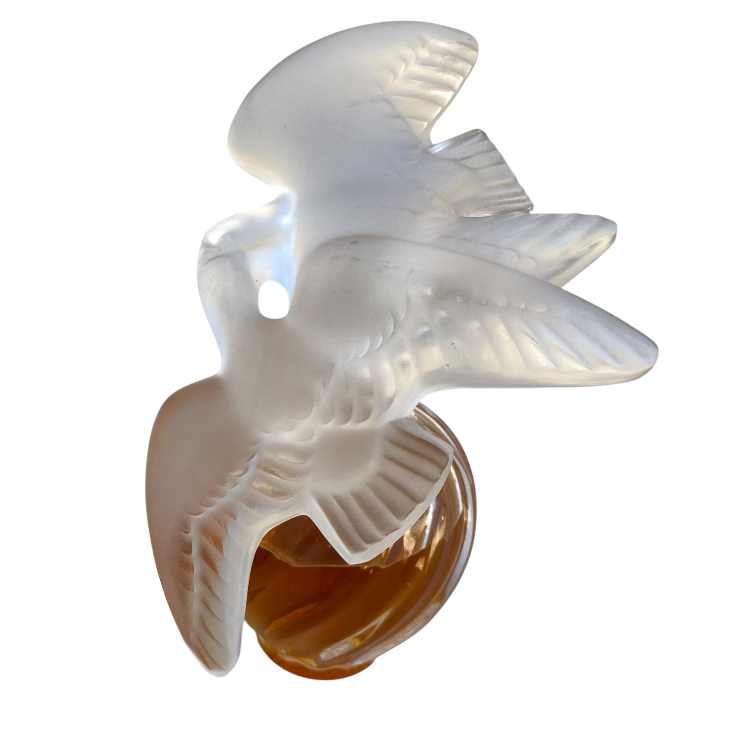 Frasco de perfume L’ Air Temp de Nina Ricci diseñado por Marc Lalique de 1948