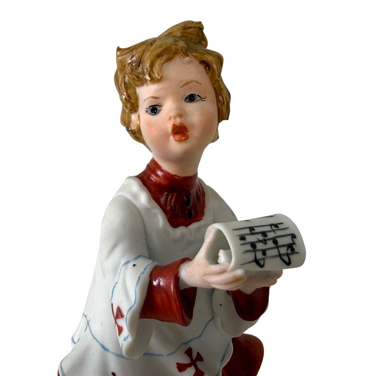 Vintage italienisches Capodimonte Porzellan Ministranten-Set