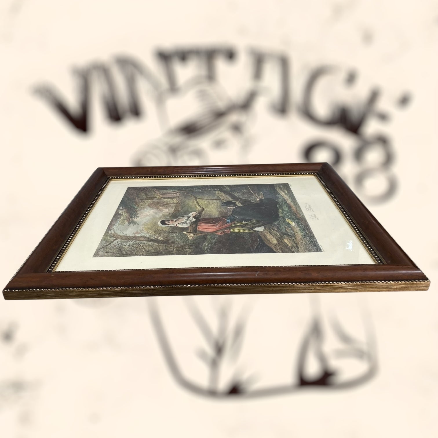 Grabado de la obra La Pêche de Edmond Rudaux