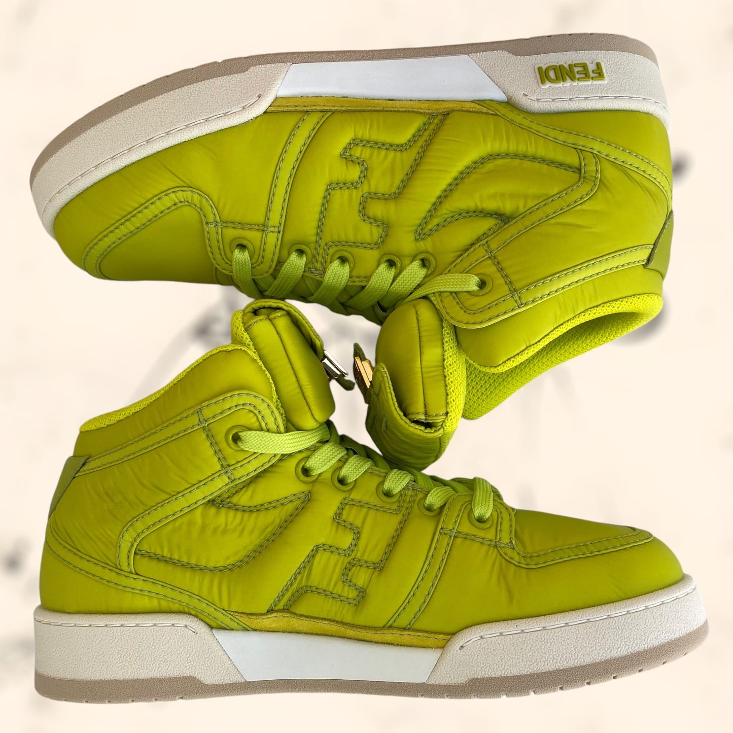 Zapatillas Fendi Nylon Math High “Nuevas”