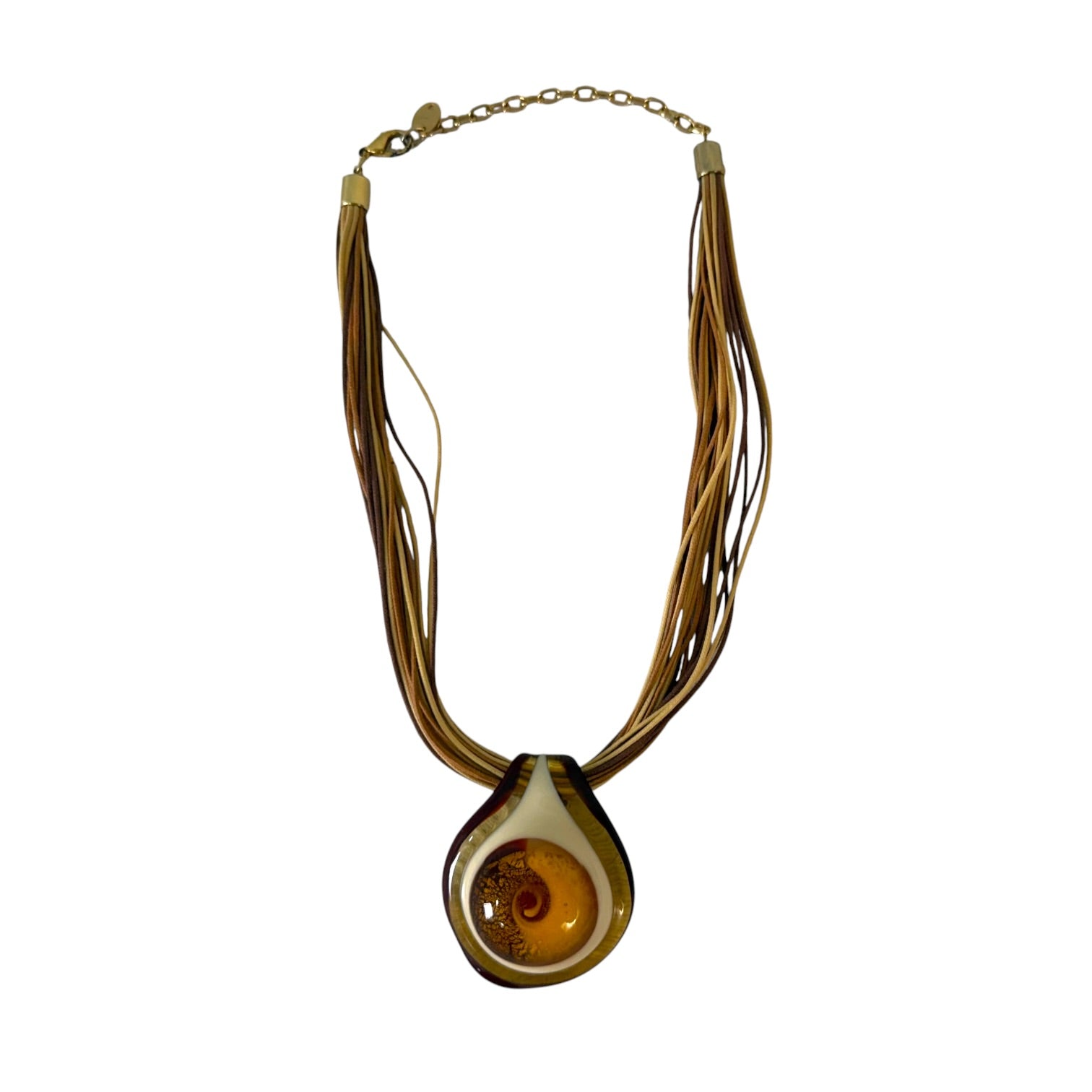 Collar Antica Murrina de cristal de Murano vintage