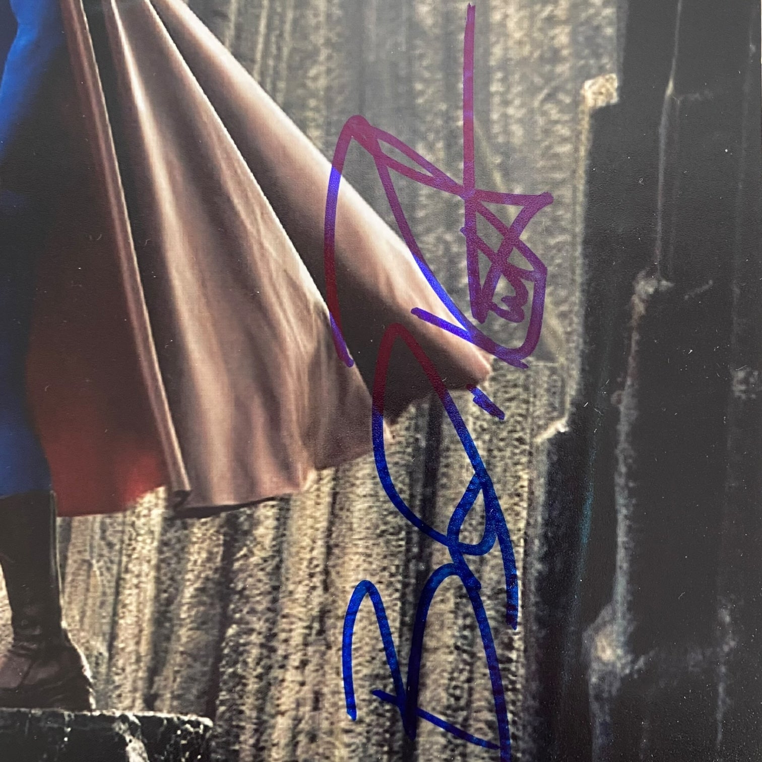 Fotografía de Superman con autógrafo de Brandon Routh original certificado