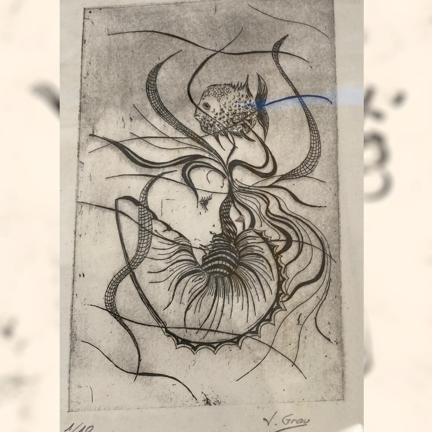 Grabado 1/10 de Joan Grau i Mas