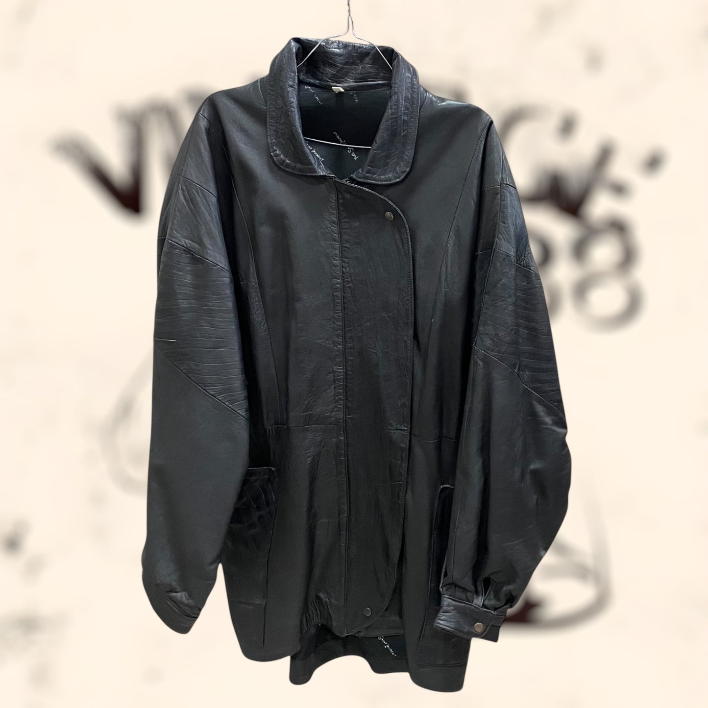 Chaqueta Yves Saint Laurent de cuero vintage