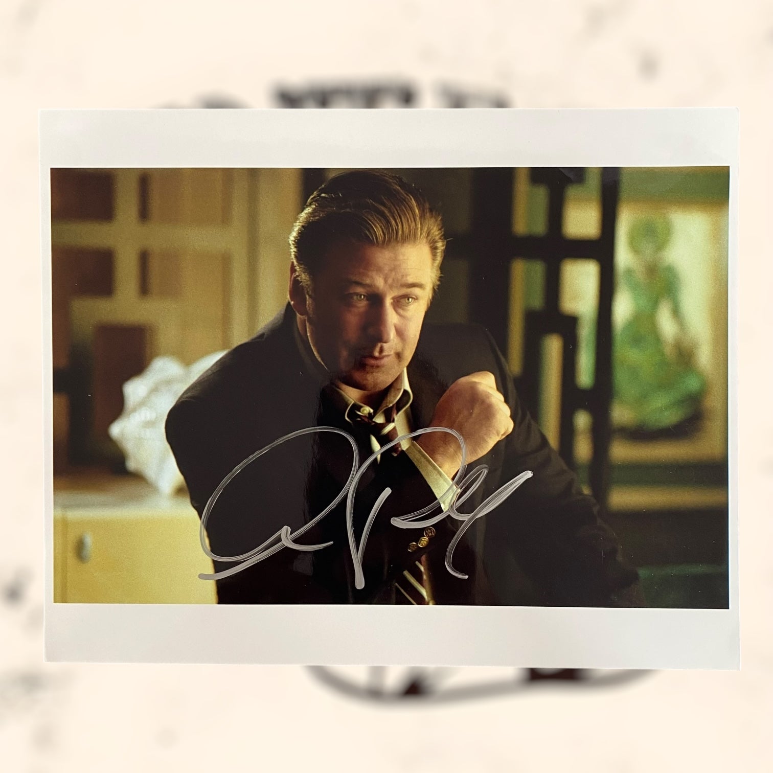 Fotografía de Alec Baldwin con autógrafo original certificado