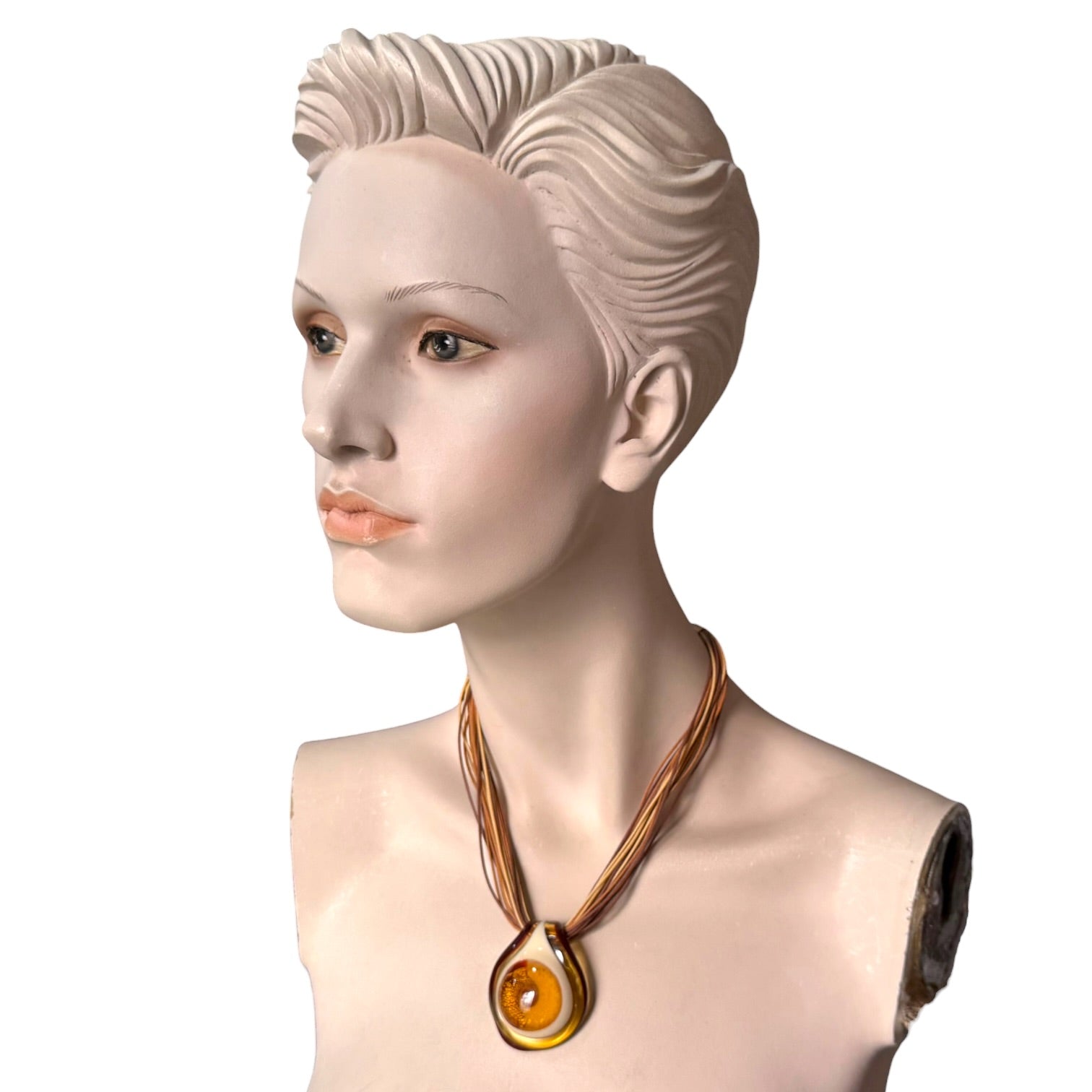 Collar Antica Murrina de cristal de Murano vintage