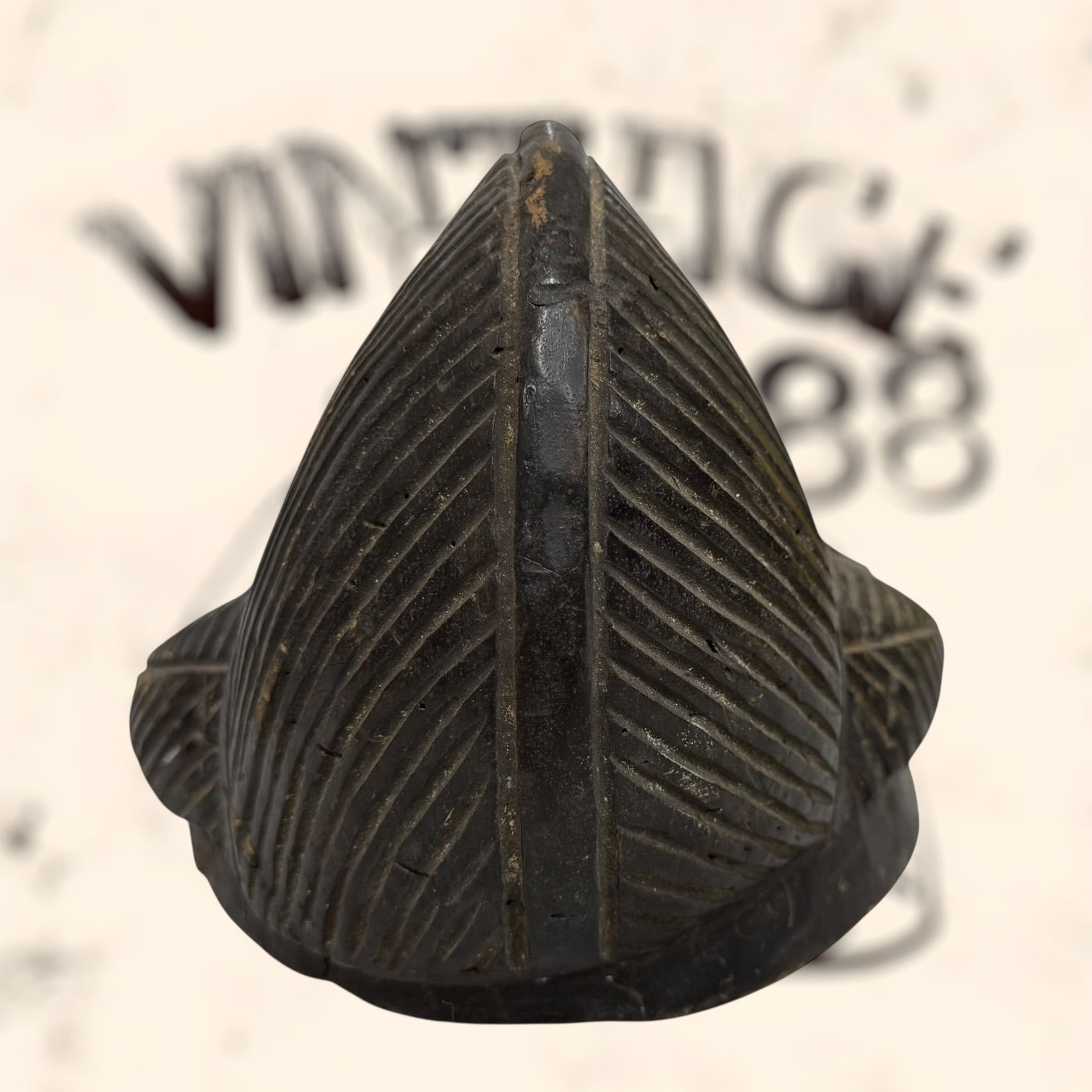 Máscara tribal Puru vintage