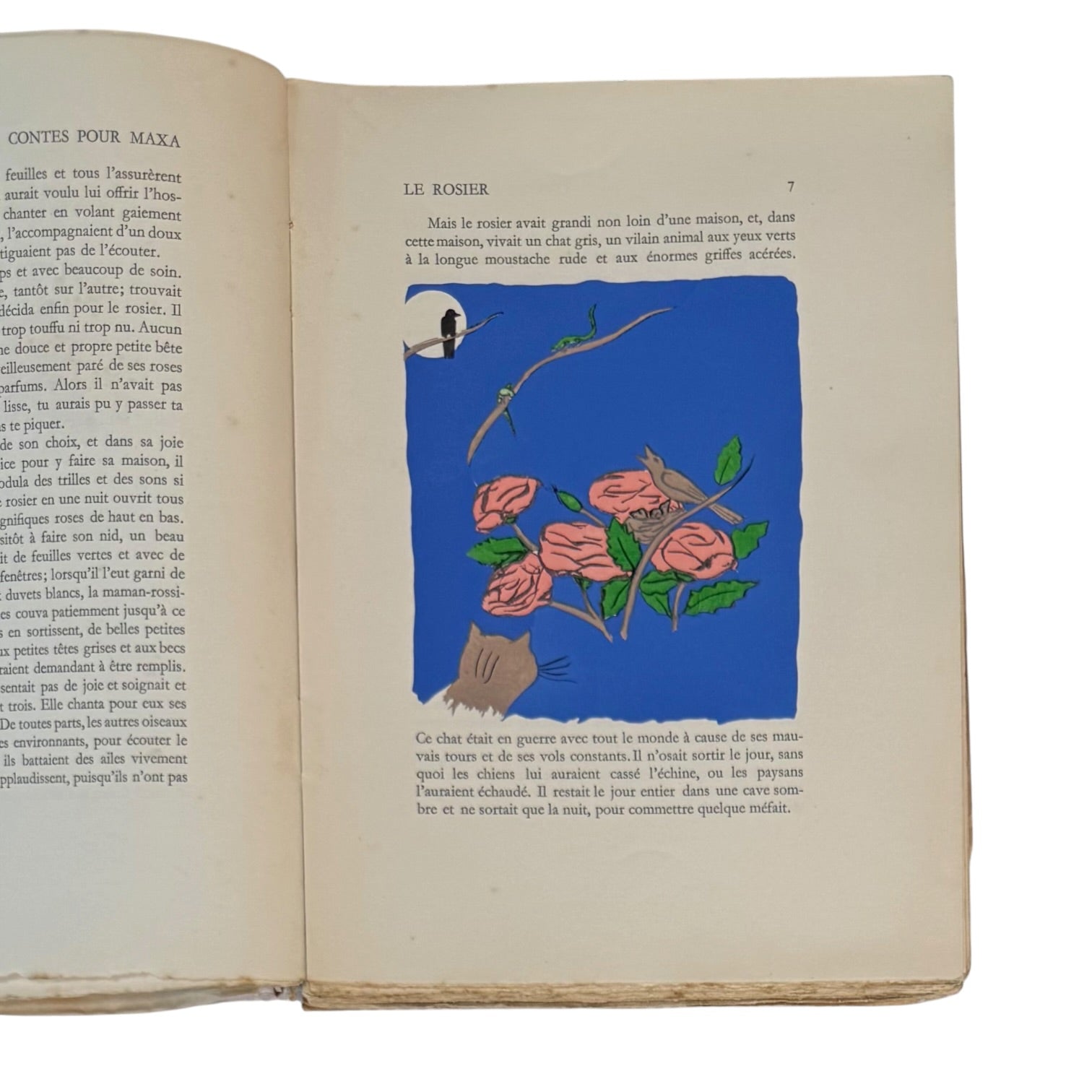Libro Contes pour Maxa del año 1929