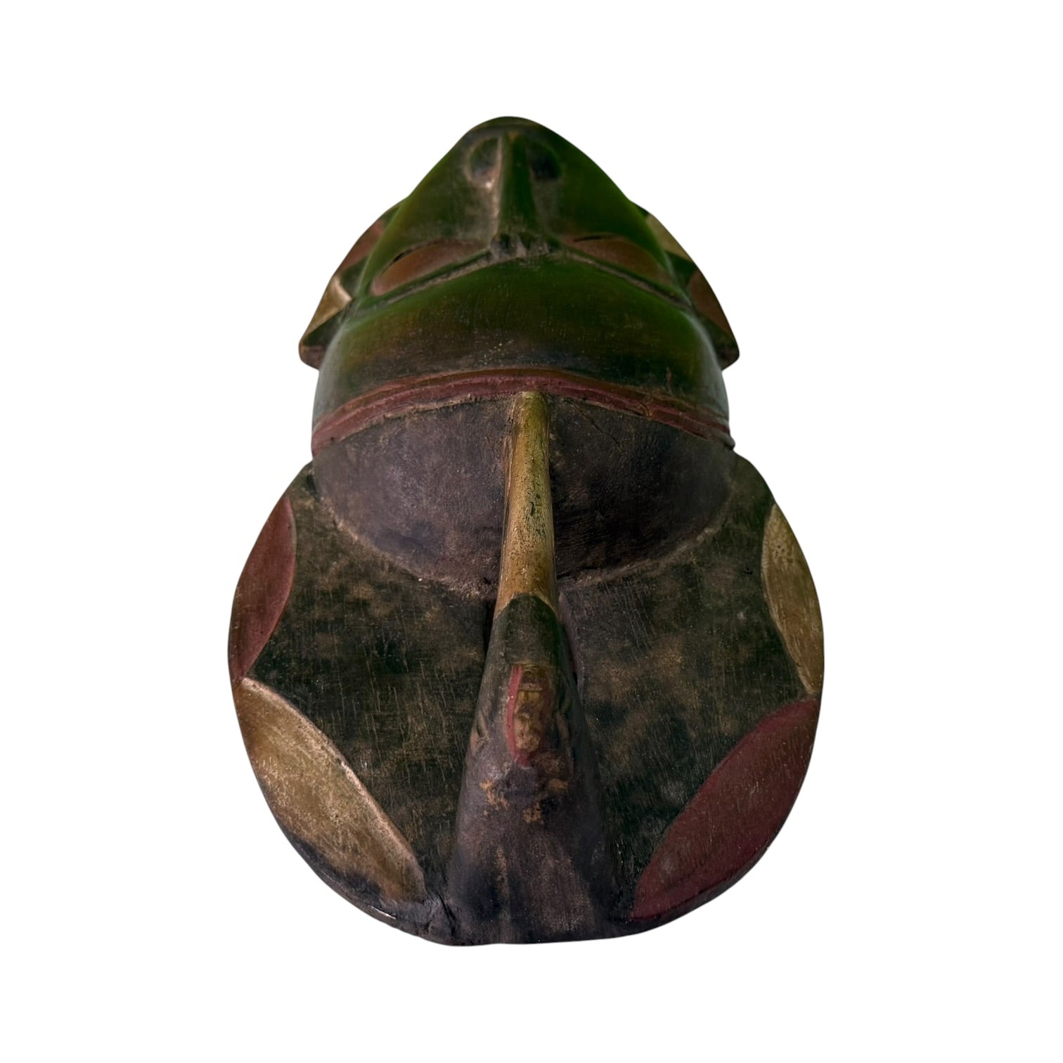 Pareja de máscaras tribales Guro Africanas vintage