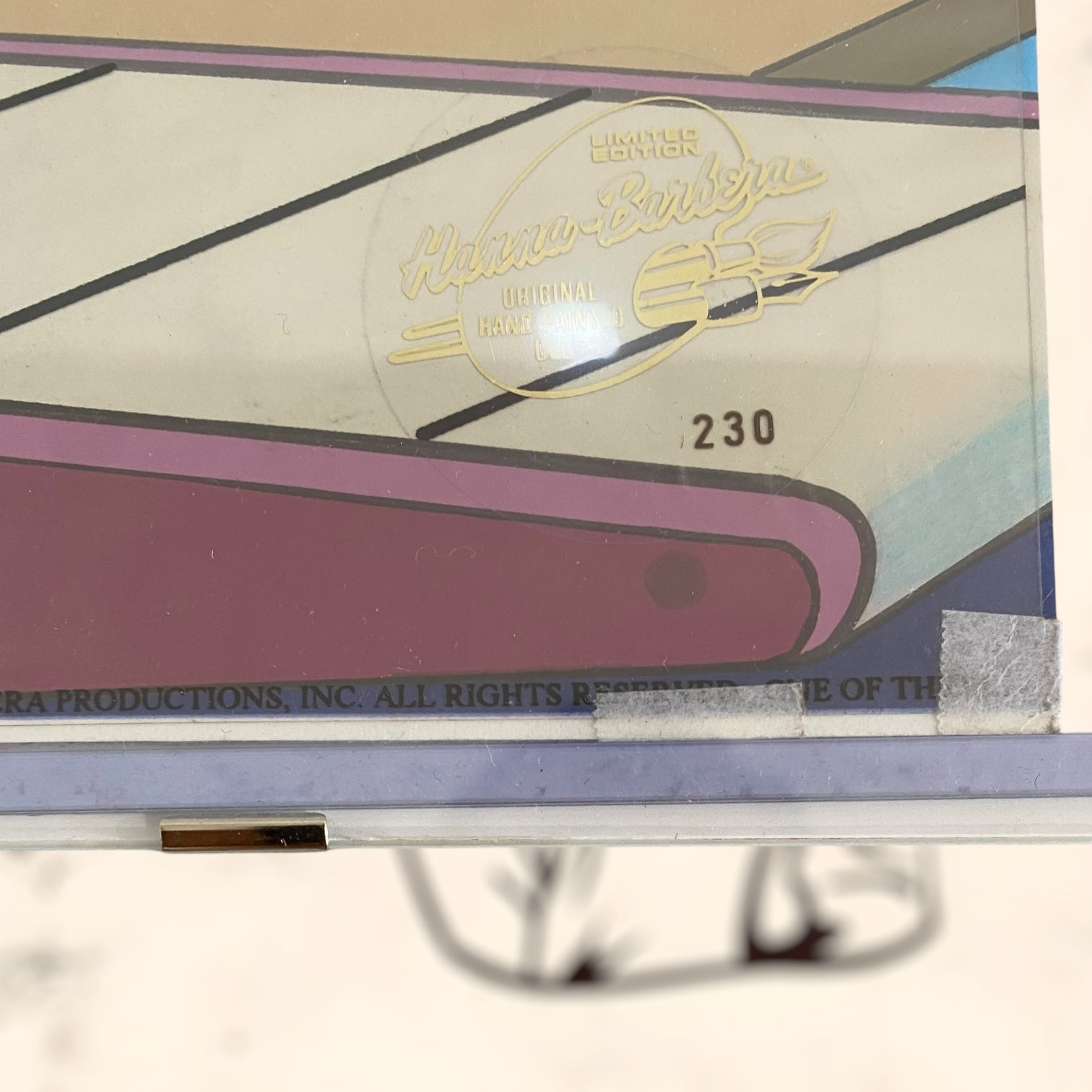 Sericel de Los Supersónicos original con certificado de autenticidad