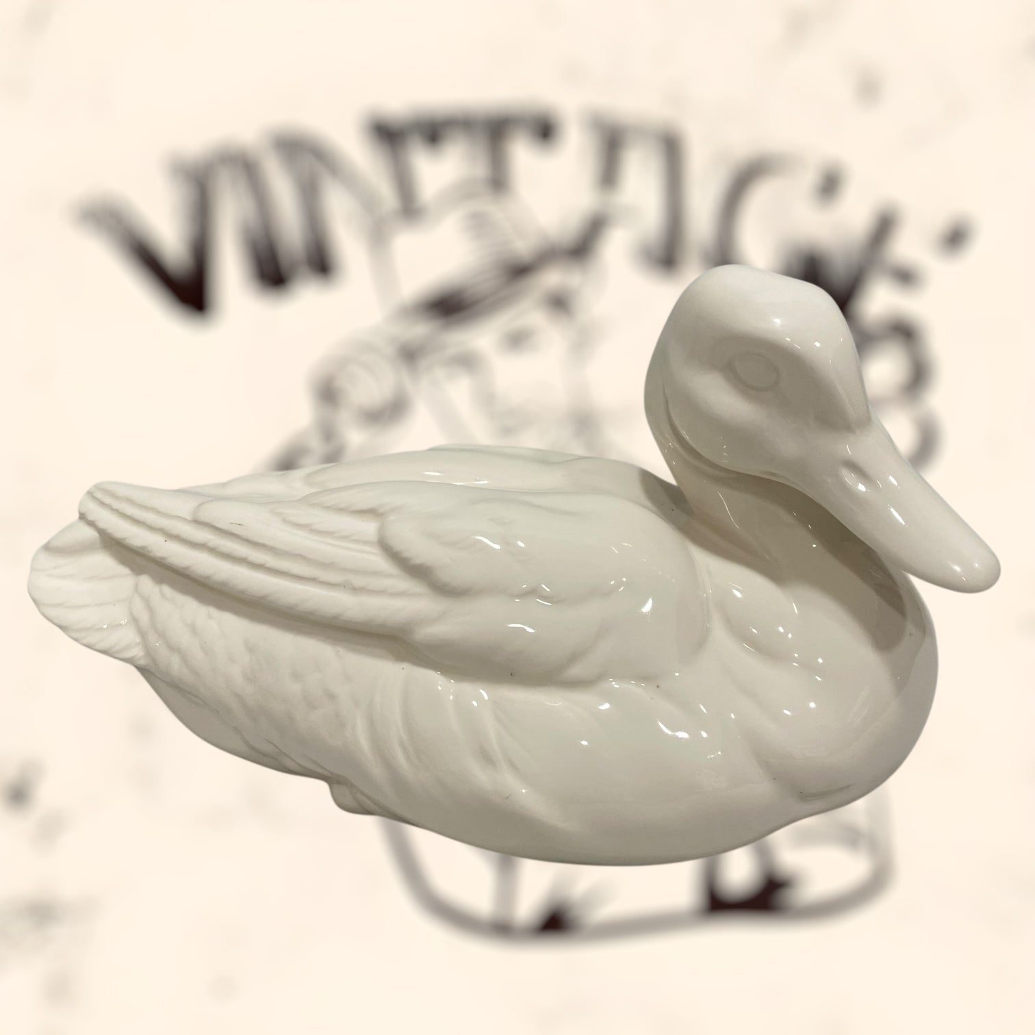 Pato de Cerámica Hispania de Manises vintage