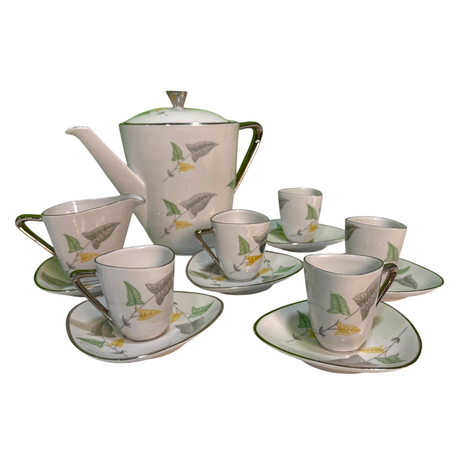 Juego de té de porcelana Limoges Francesa vintage