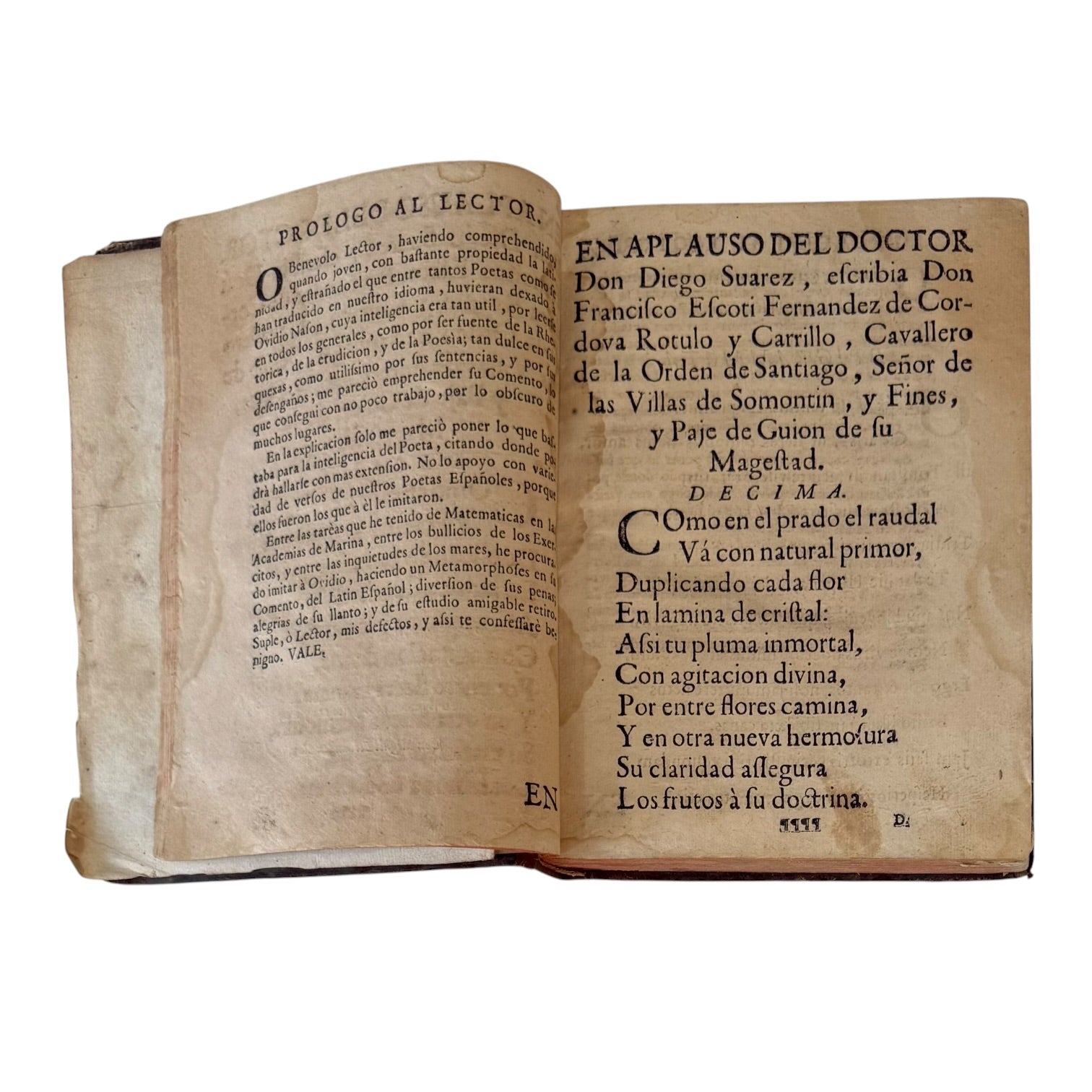 Libro Comento de P. Ovidio Nasón a los libros de Tristes y Ponto de 1733