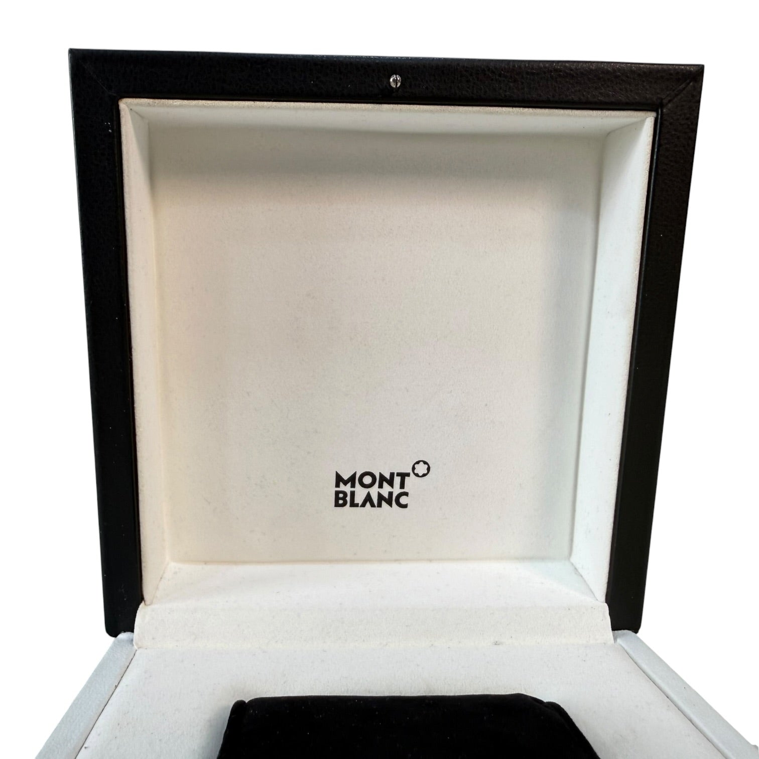 Set de Presentación Montblanc: Caja de Reloj, Estuche de Piel y documentos Meisterstück