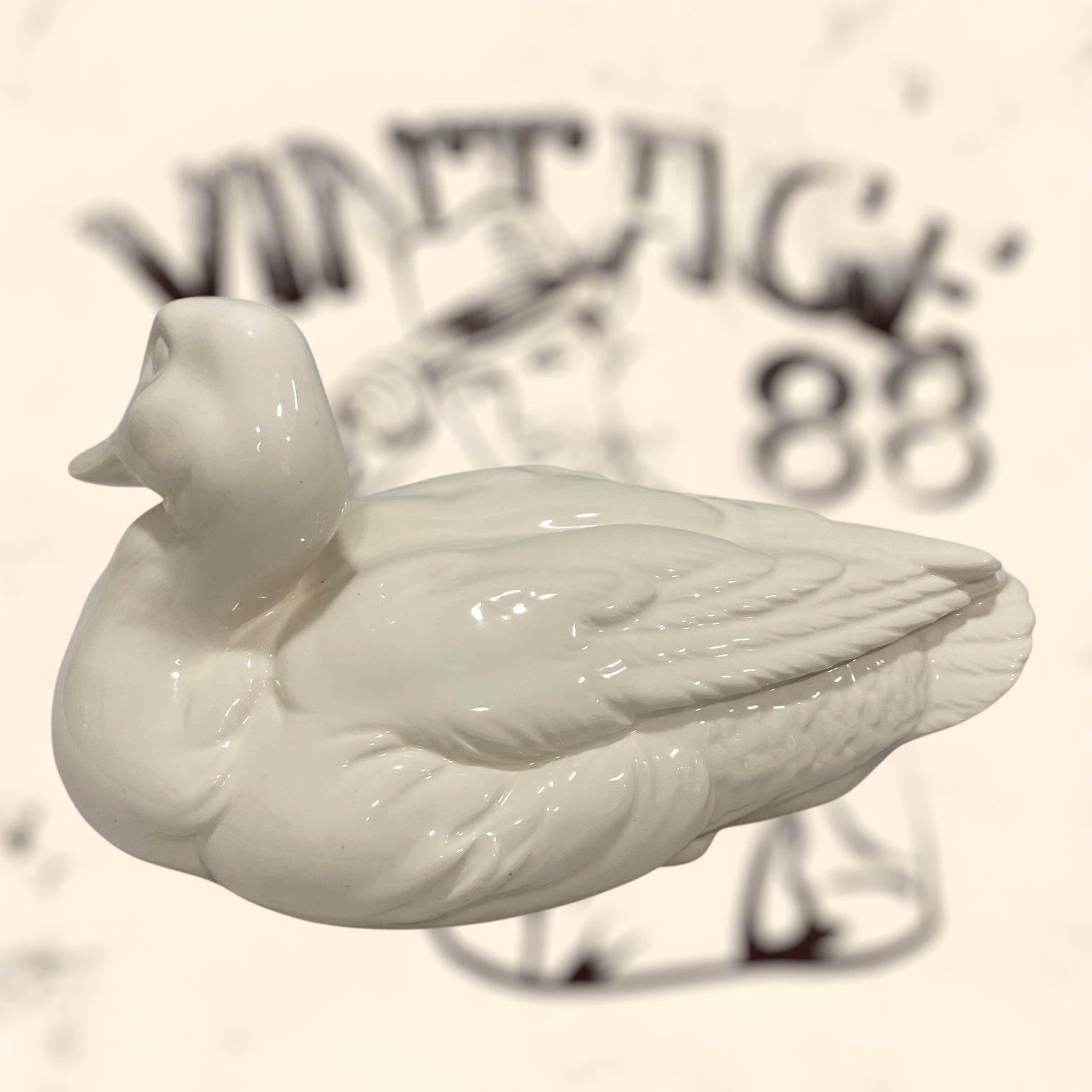 Pato de Cerámica Hispania de Manises vintage