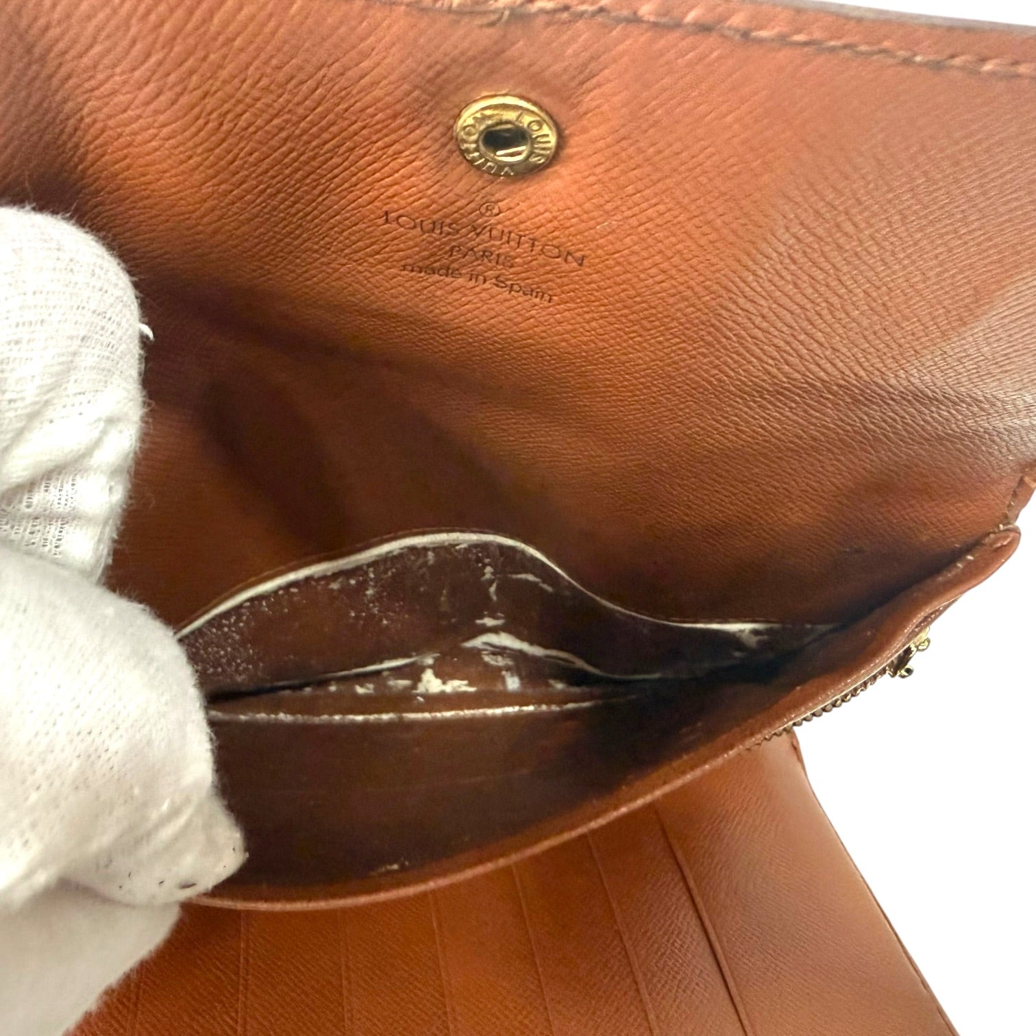 Cartera Louis Vuitton original de piel vintage