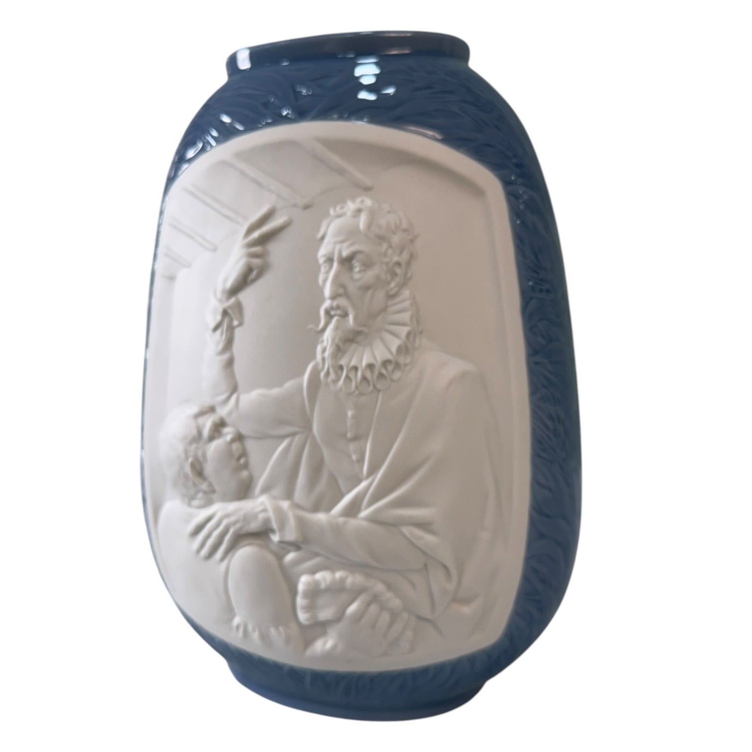 Jarrón Oval Don Quijote de porcelana Lladró