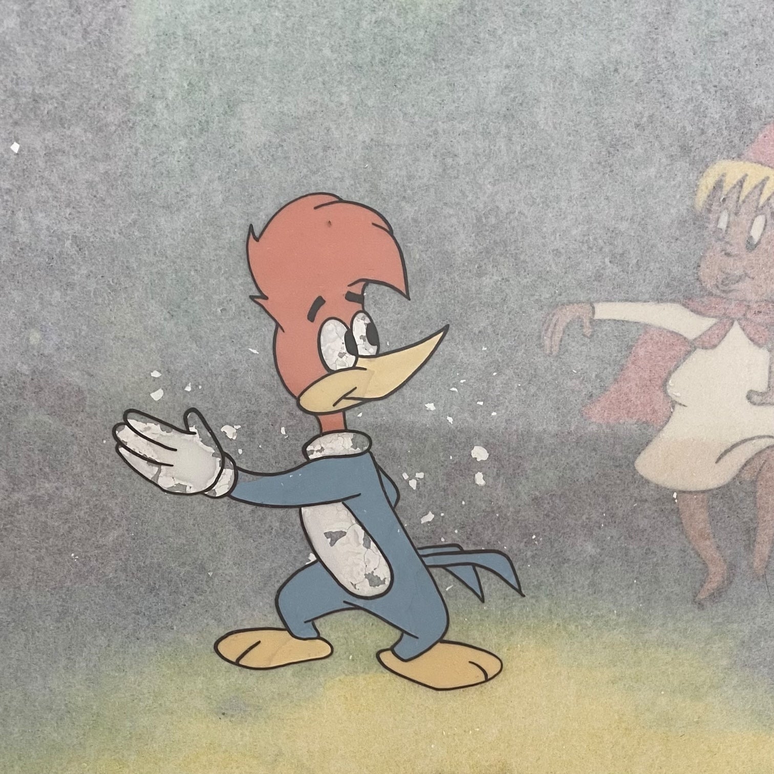 Célula de Woody Woodpecker (El Pájaro Loco) original de los años 50