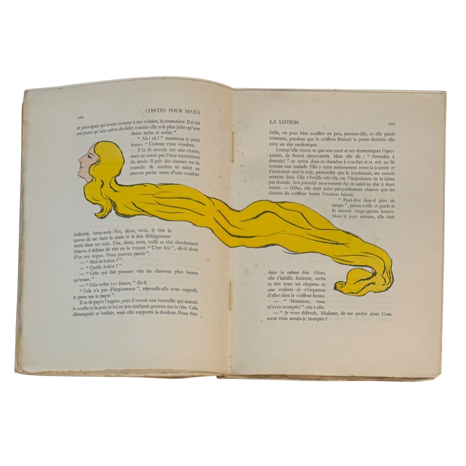 Libro Contes pour Maxa del año 1929