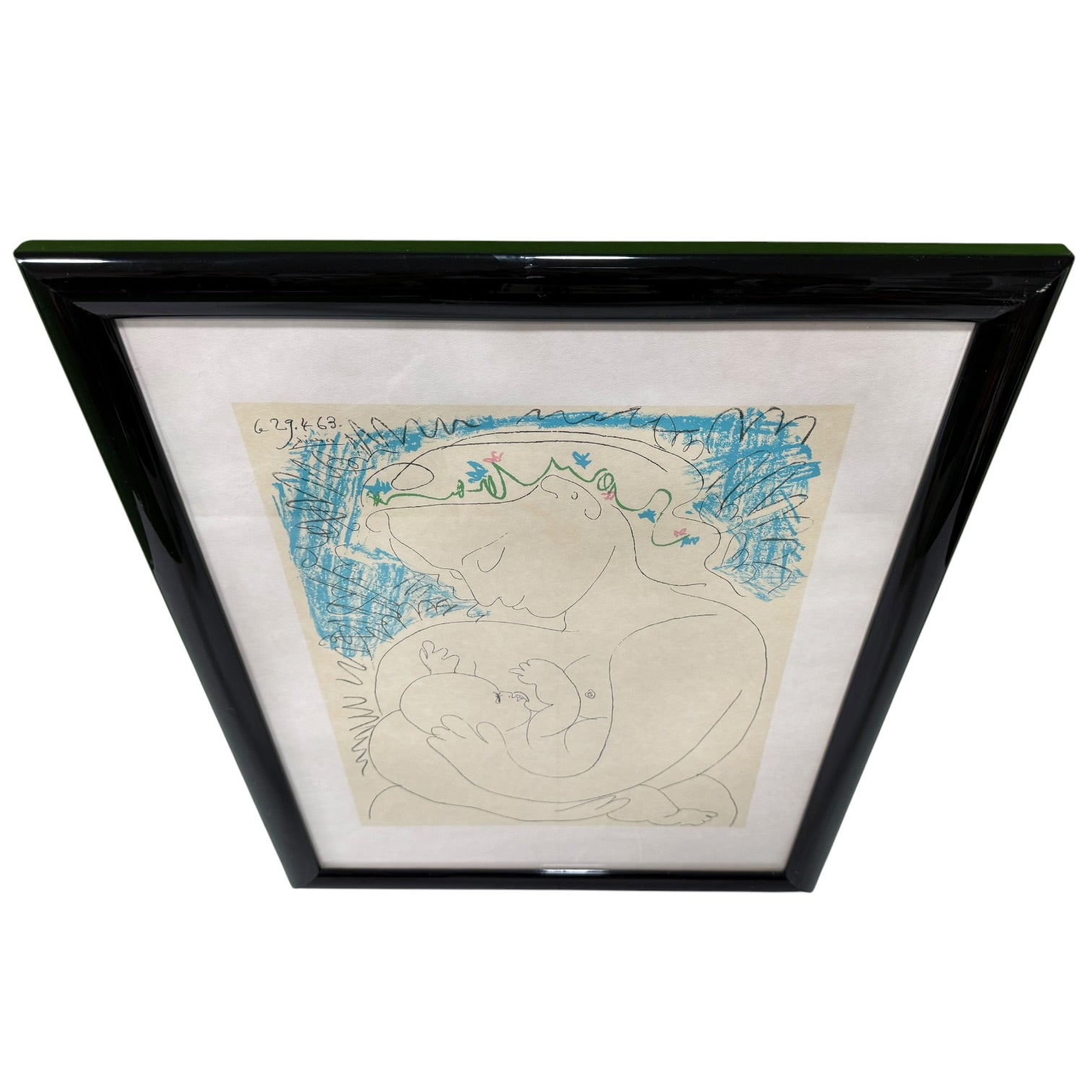 Litografía Maternidad de Pablo Picasso