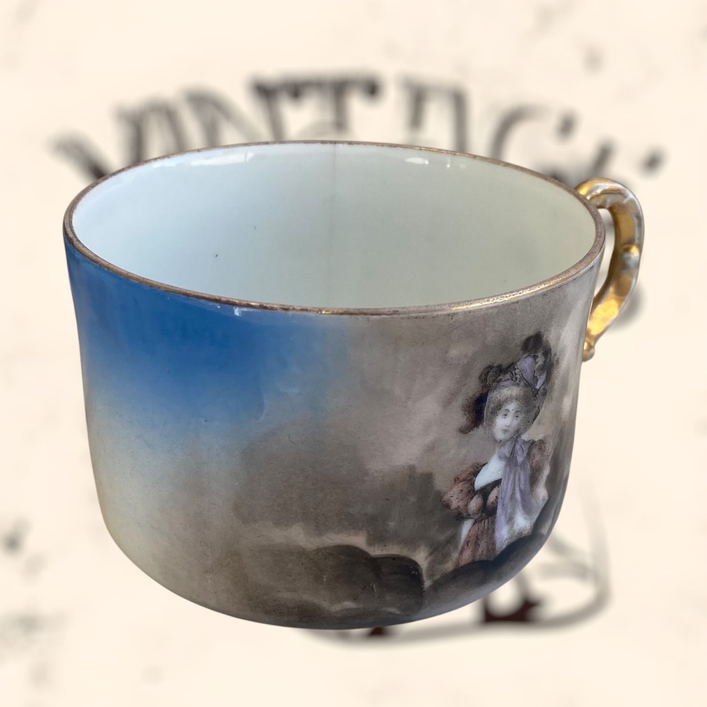 Juego de Té de porcelana Limoges (Albert Pillivuyt) S. XIX