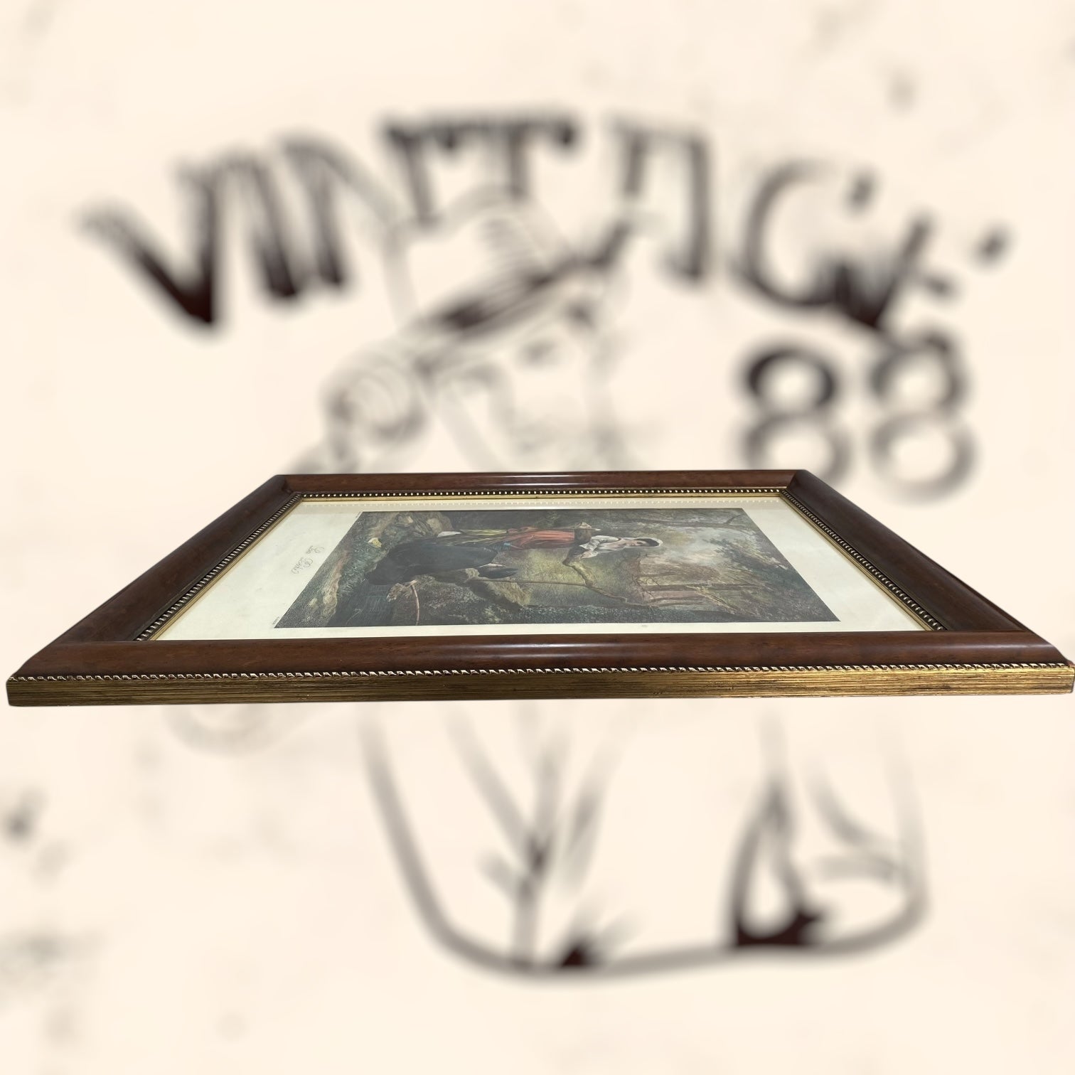 Grabado de la obra La Pêche de Edmond Rudaux