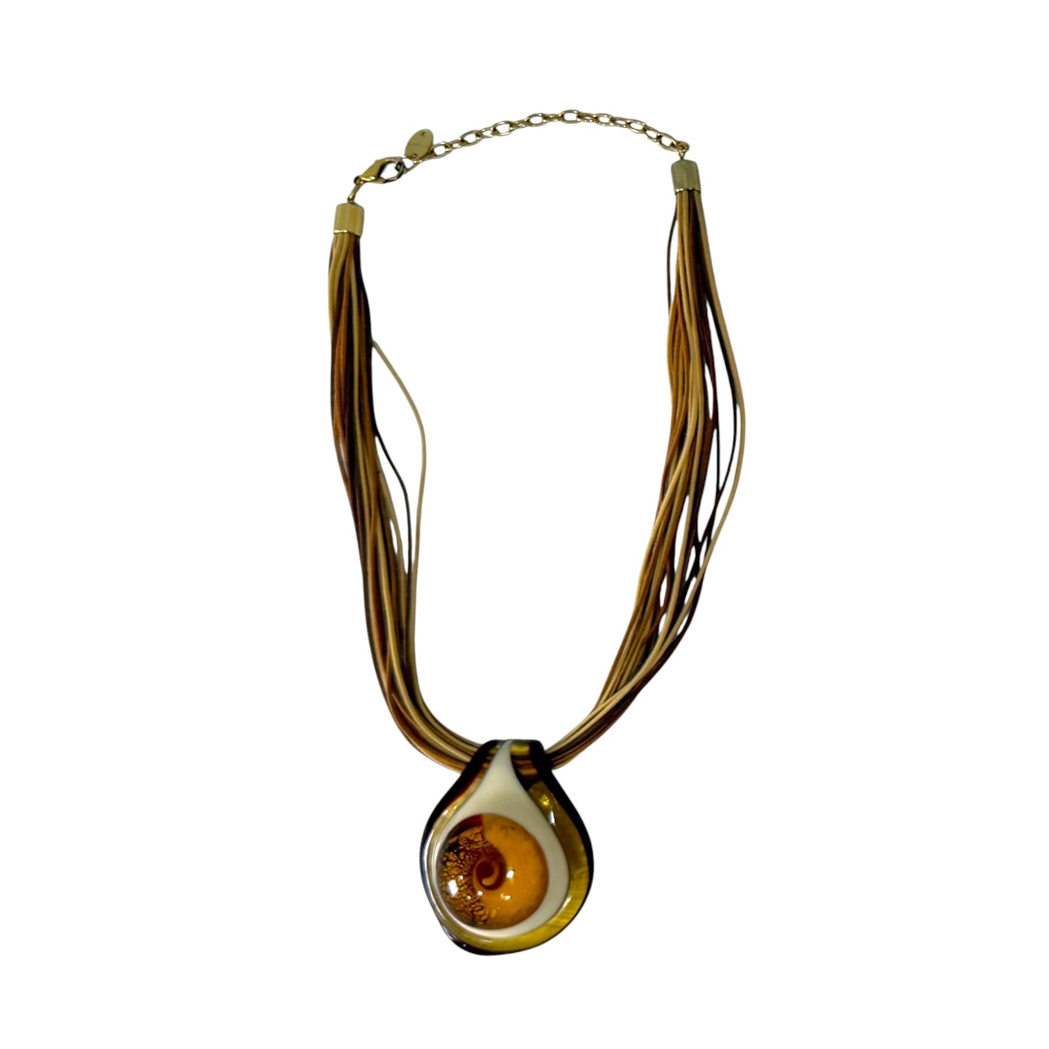 Collar Antica Murrina de cristal de Murano vintage