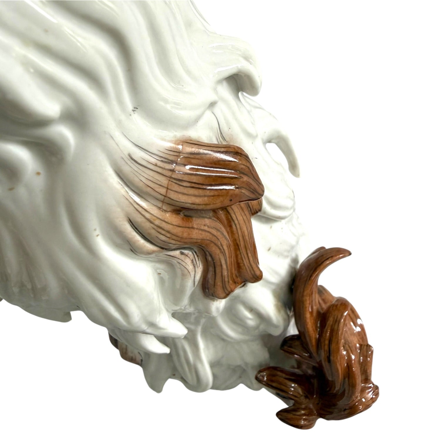 Figura perro Gos D’Atura Catalá de porcelana Algora de gran tamaño