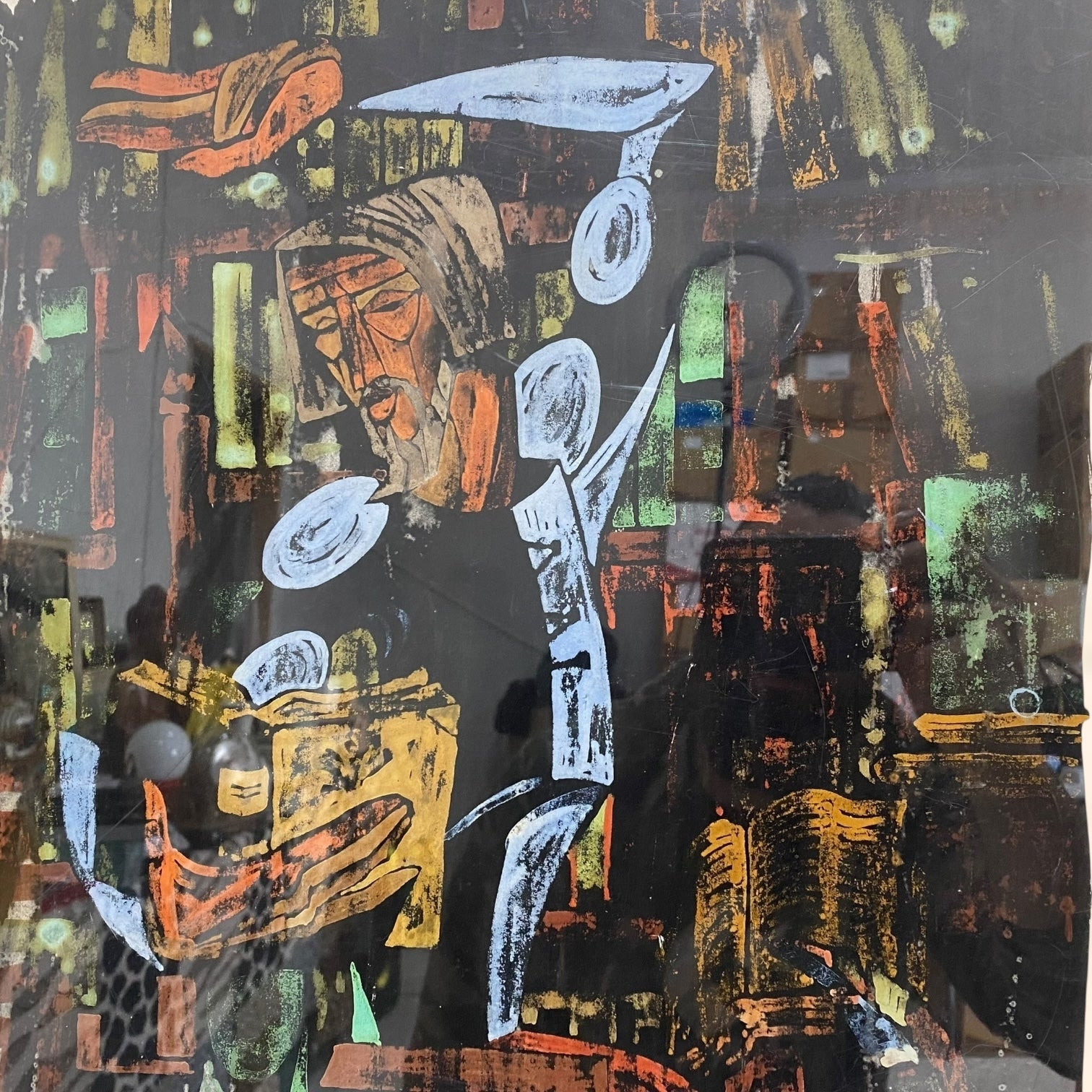 Pintura abstracta de Tino Calabuig