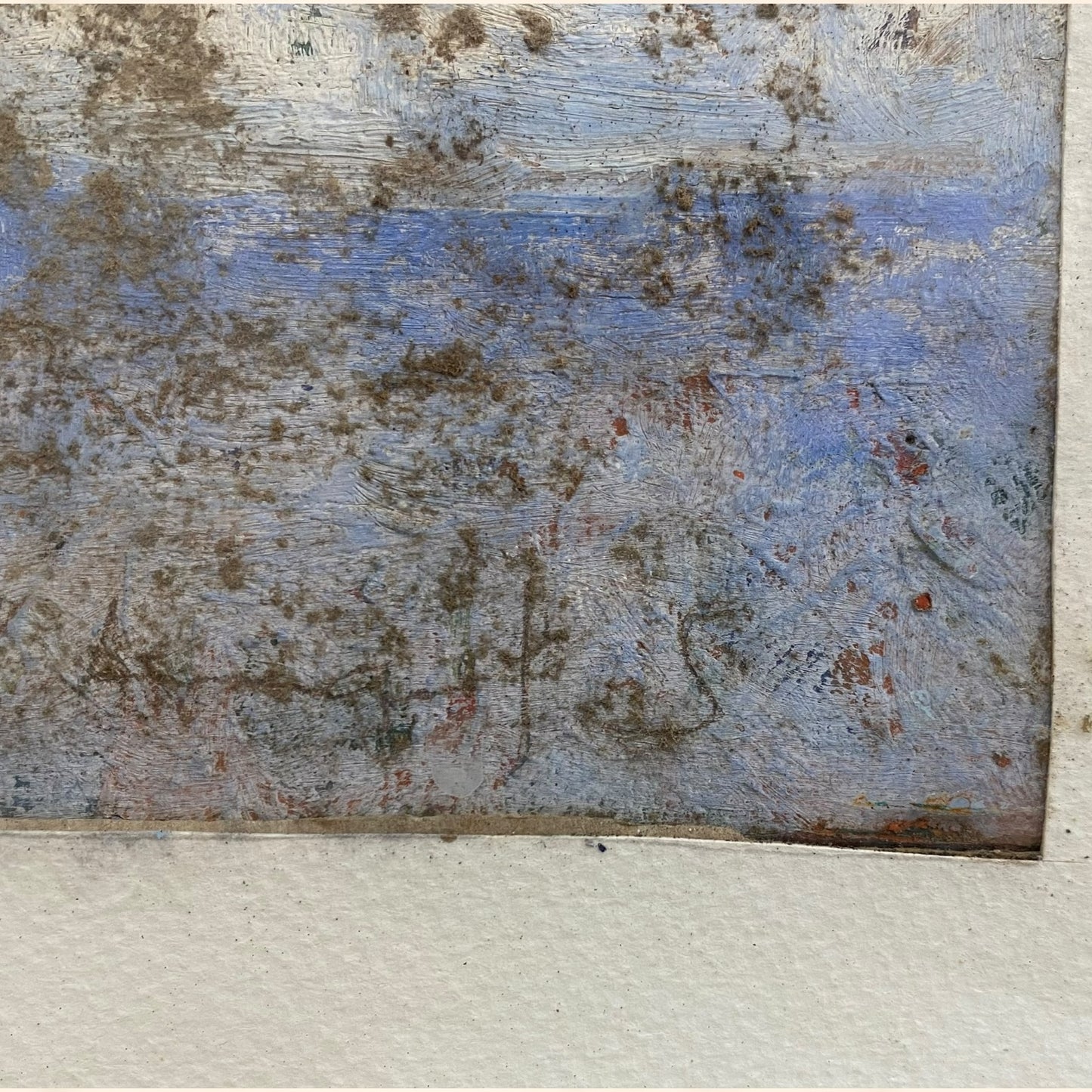 Pintura enmarcada y firmada