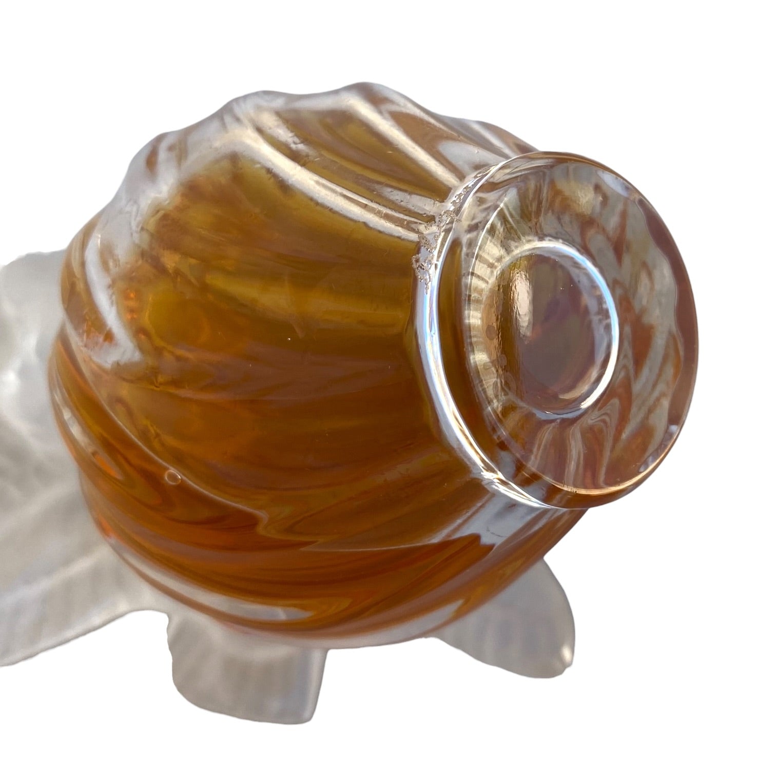 Frasco de perfume L’ Air Temp de Nina Ricci diseñado por Marc Lalique de 1948