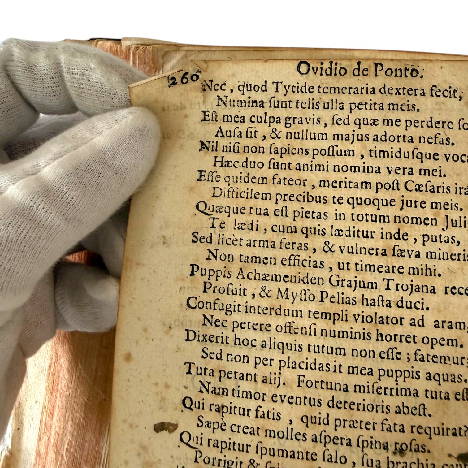 Libro Comento de P. Ovidio Nasón a los libros de Tristes y Ponto de 1733