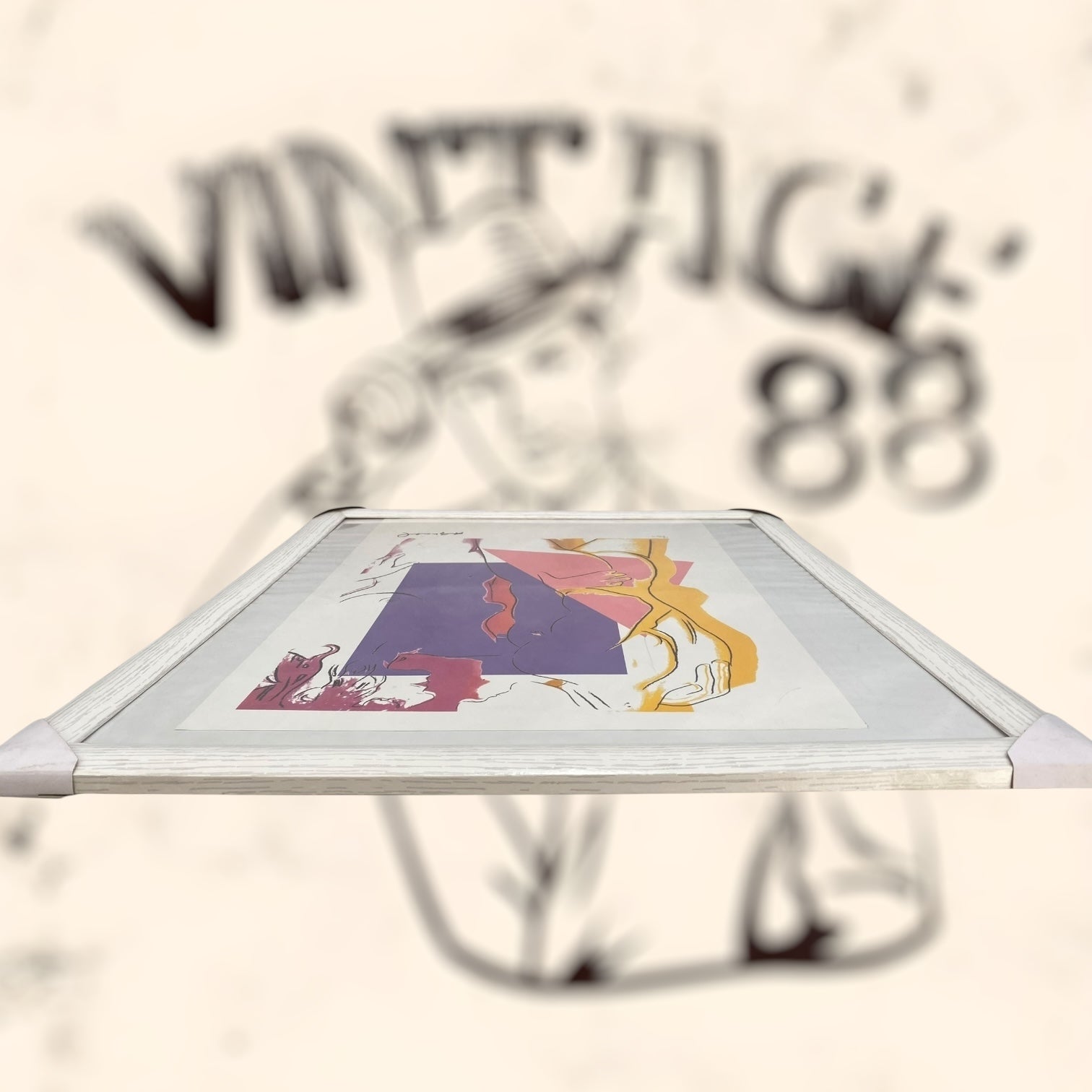 Litografía Love de Andy Warholl con certificado de autenticidad