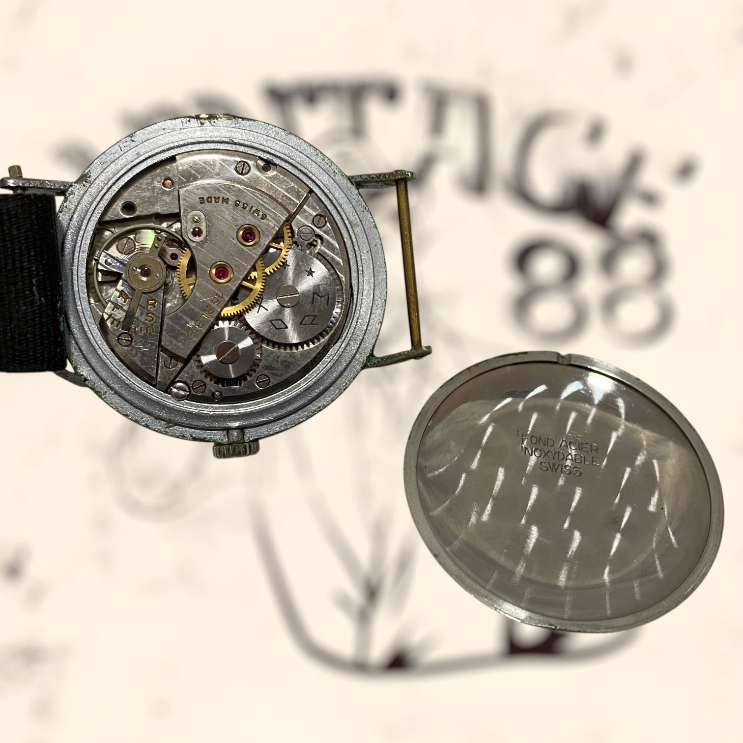 Reloj Edox Suizo de cuerda antiguo