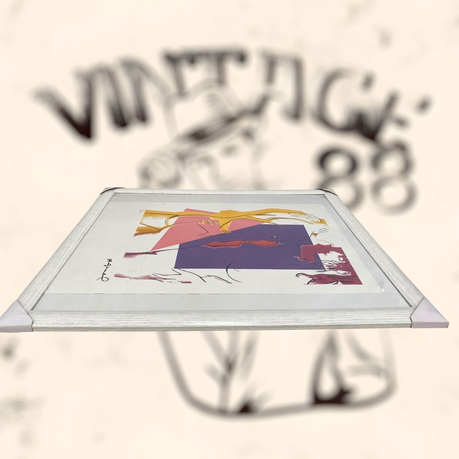 Litografía Love de Andy Warholl con certificado de autenticidad