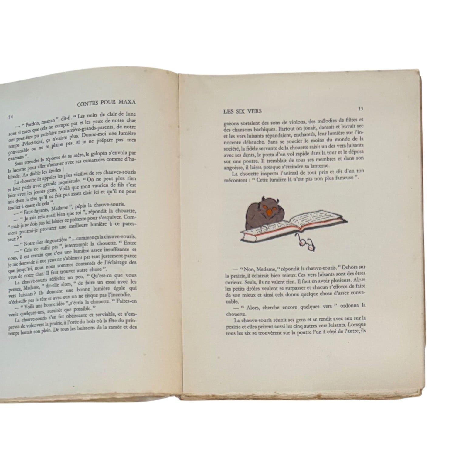 Libro Contes pour Maxa del año 1929
