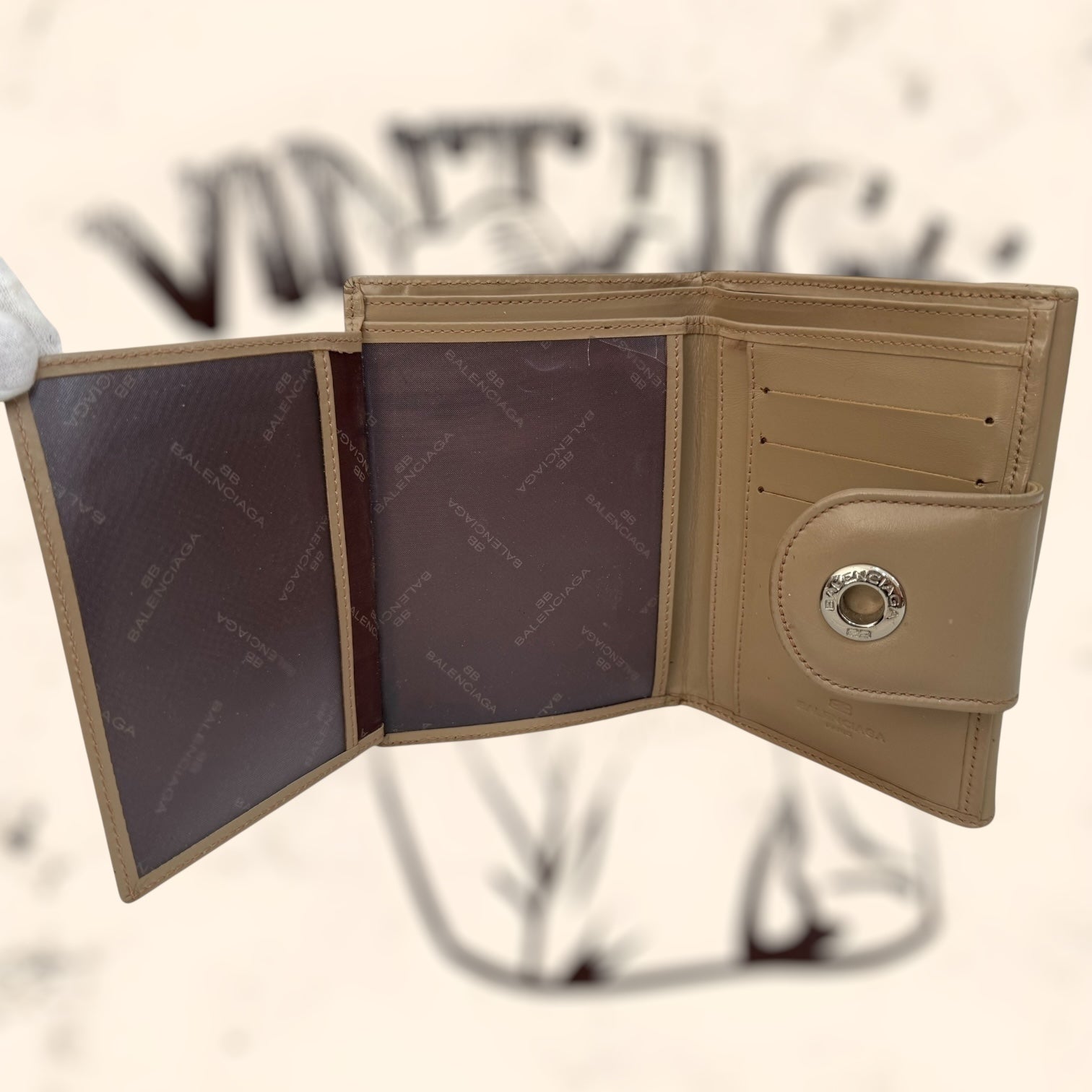 Cartera Balenciaga de piel vintage