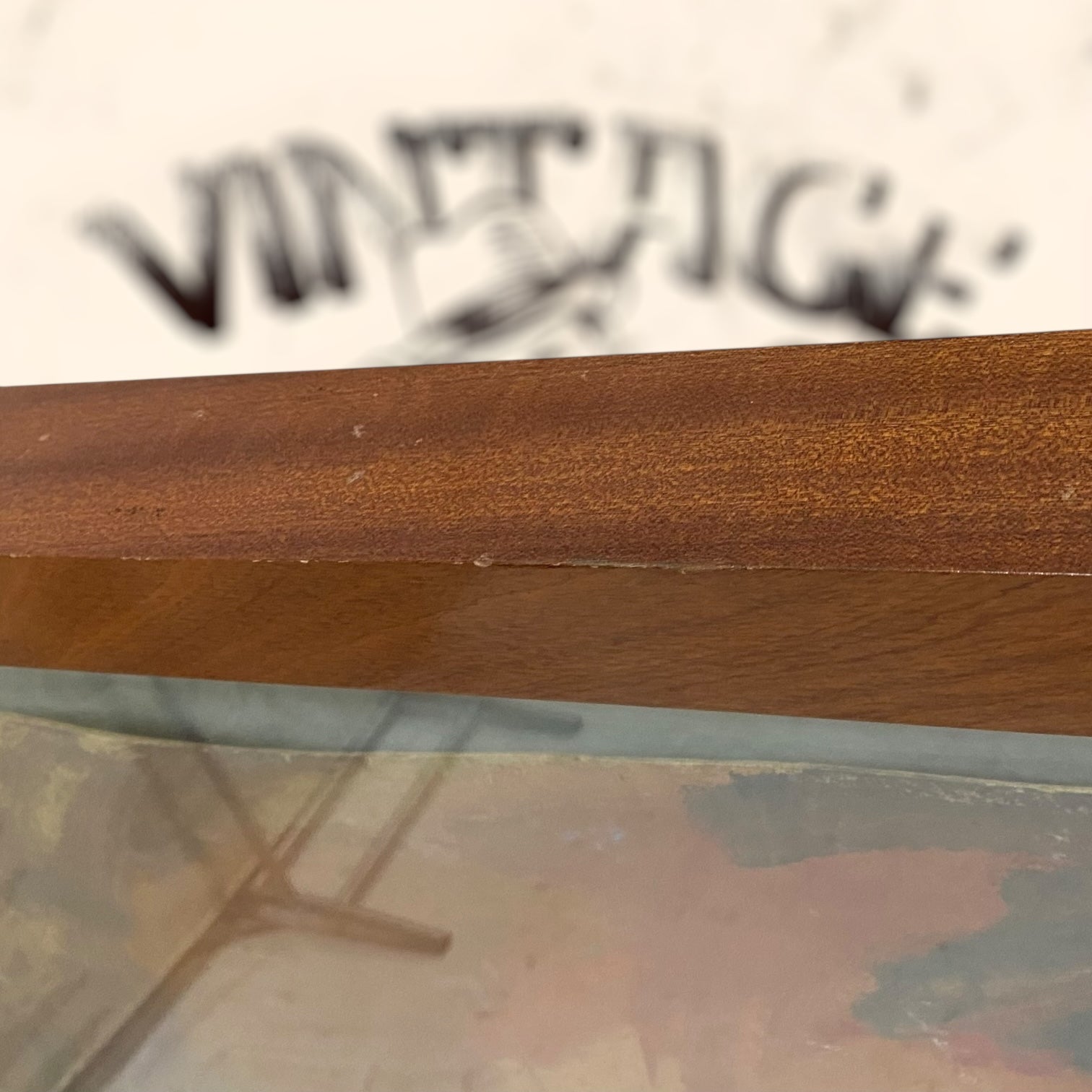 Óleo abstracto de gran tamaño firmado