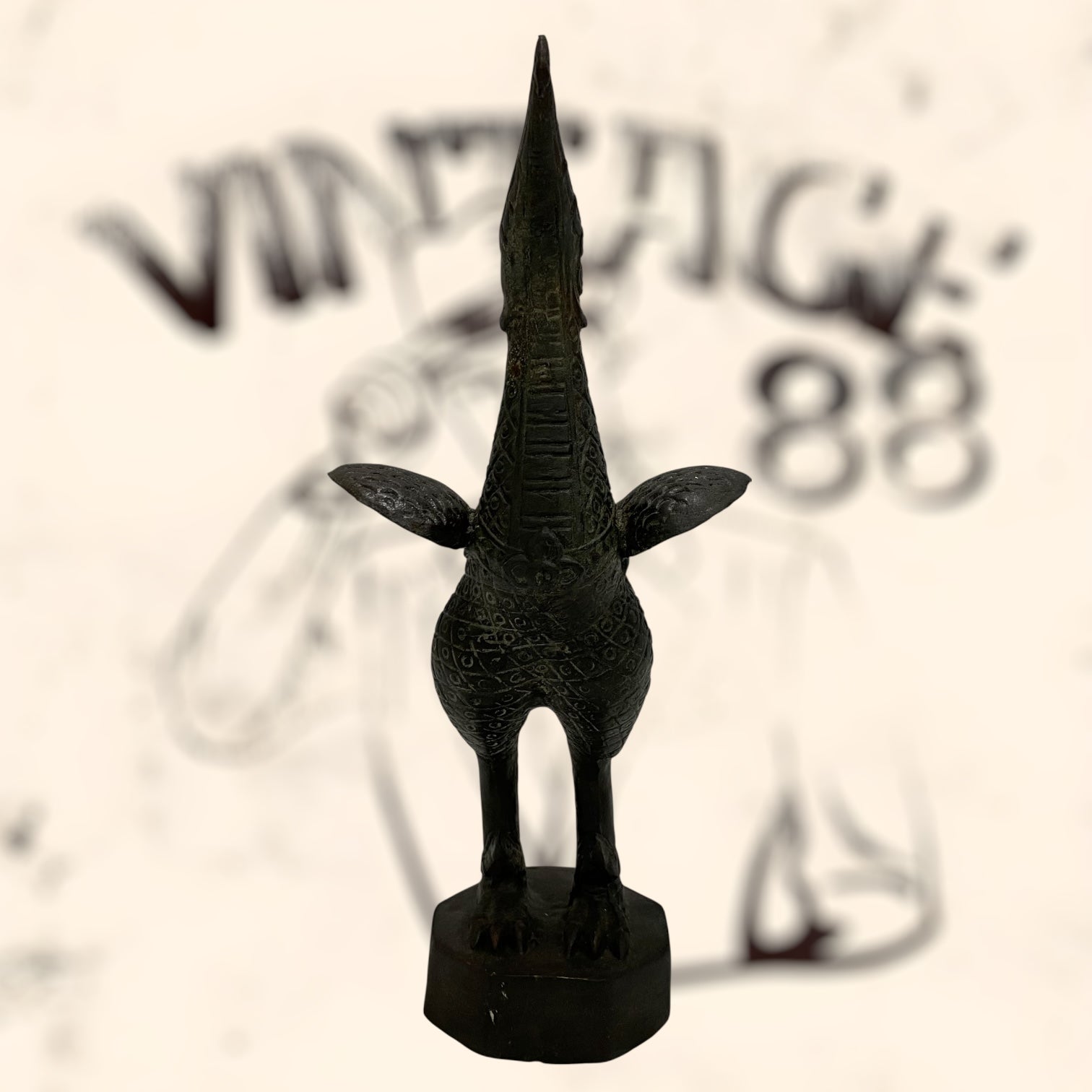 Ave Fénix Tailandés de bronce antiguo