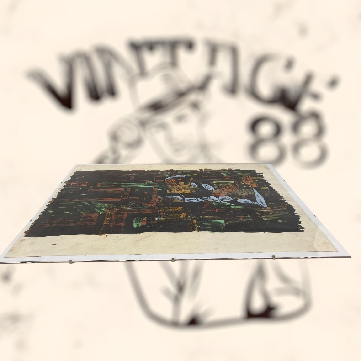 Pintura abstracta de Tino Calabuig