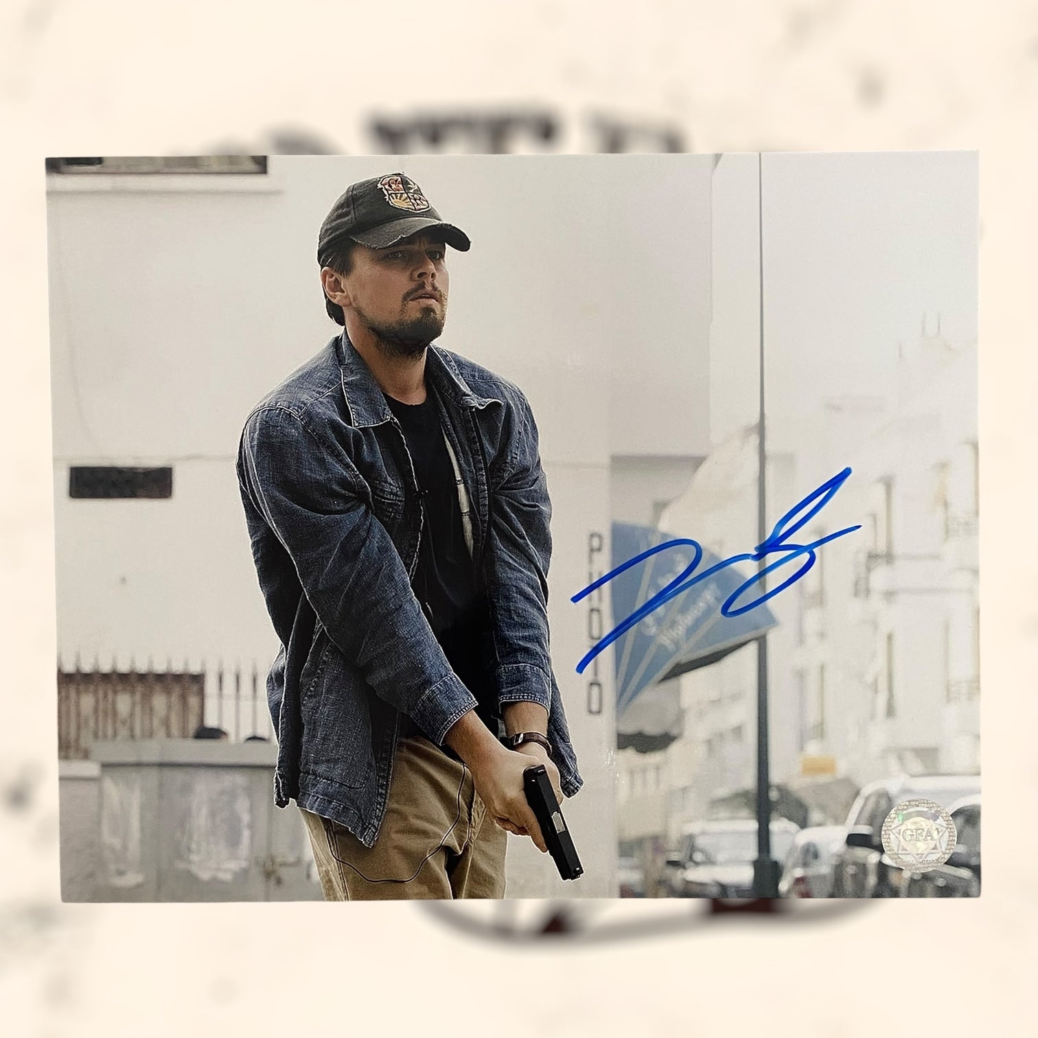 Fotografía firmada de Leonardo DiCaprio con certificado de autenticidad