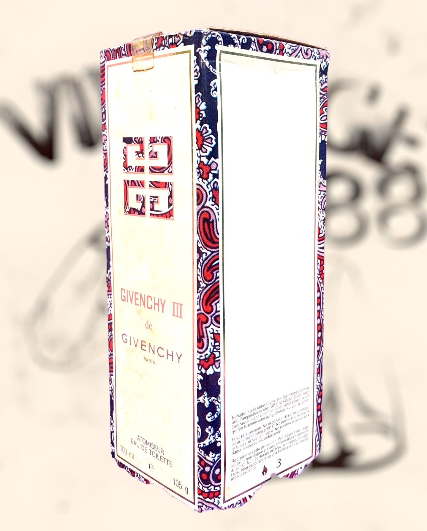Perfume Givenchy III Paris 100ml antiguo