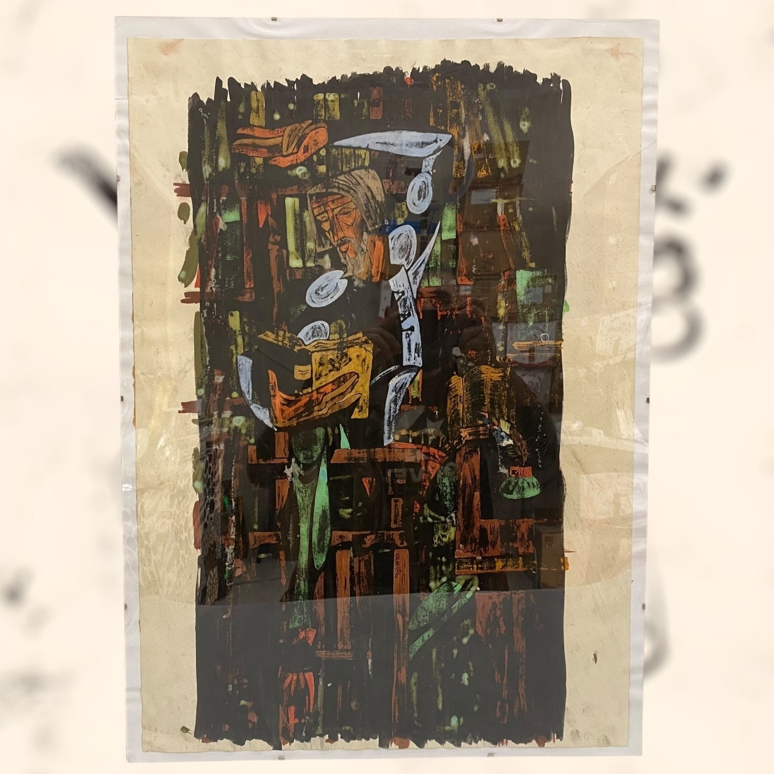 Pintura abstracta de Tino Calabuig