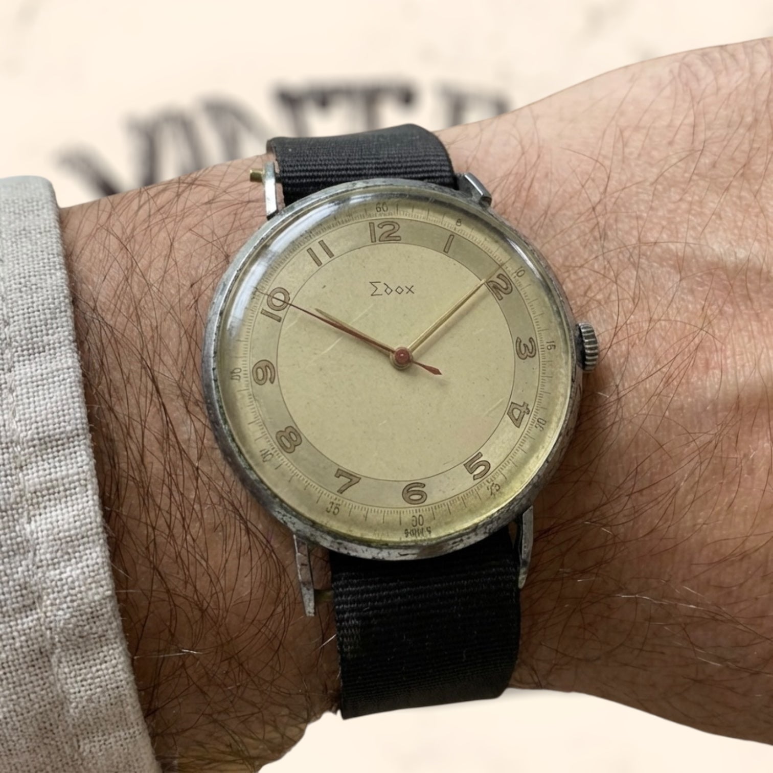 Reloj Edox Suizo de cuerda antiguo