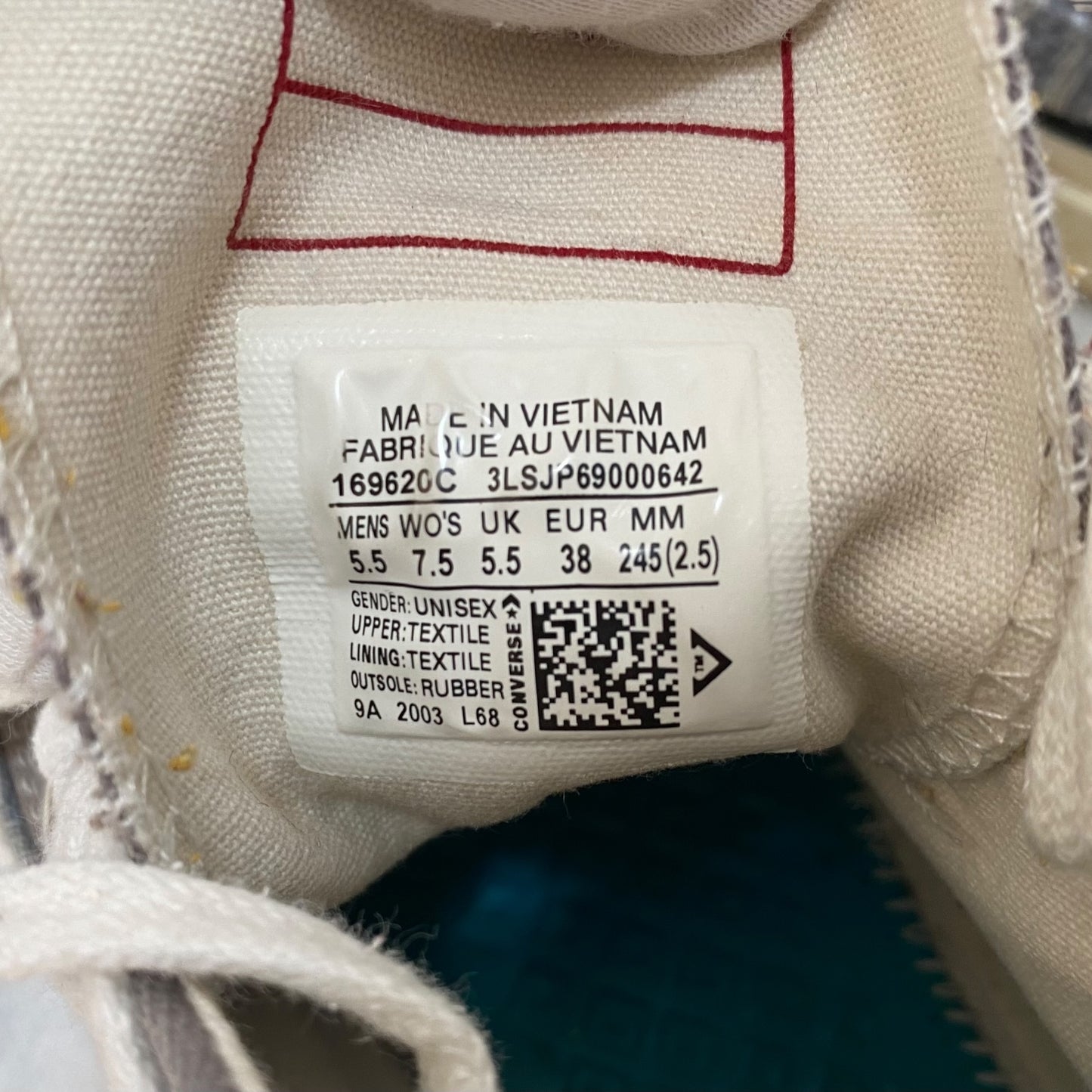 Zapatillas Converse edición limitada año 2003