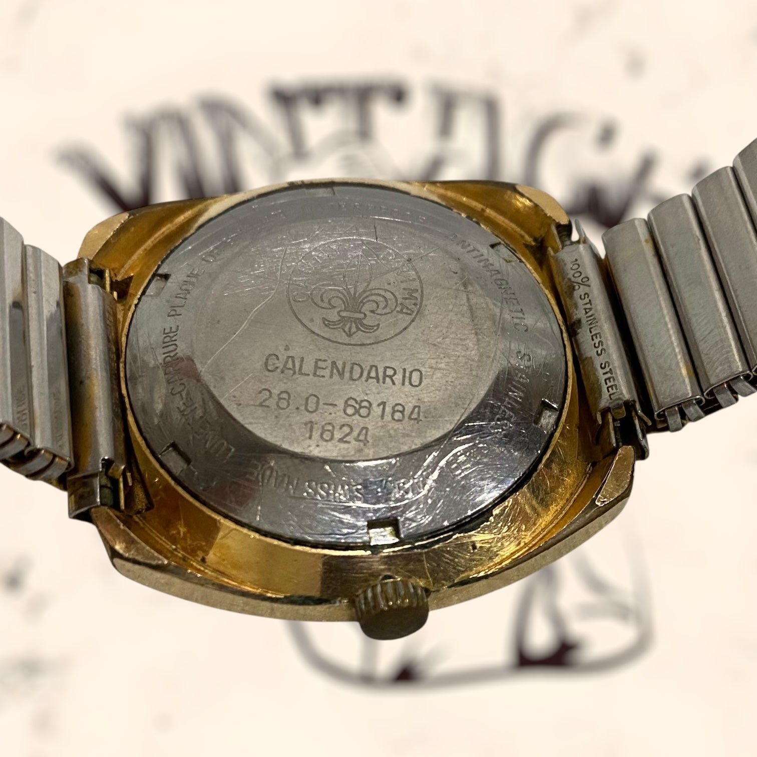 Reloj Caunymatic Suizo vintage