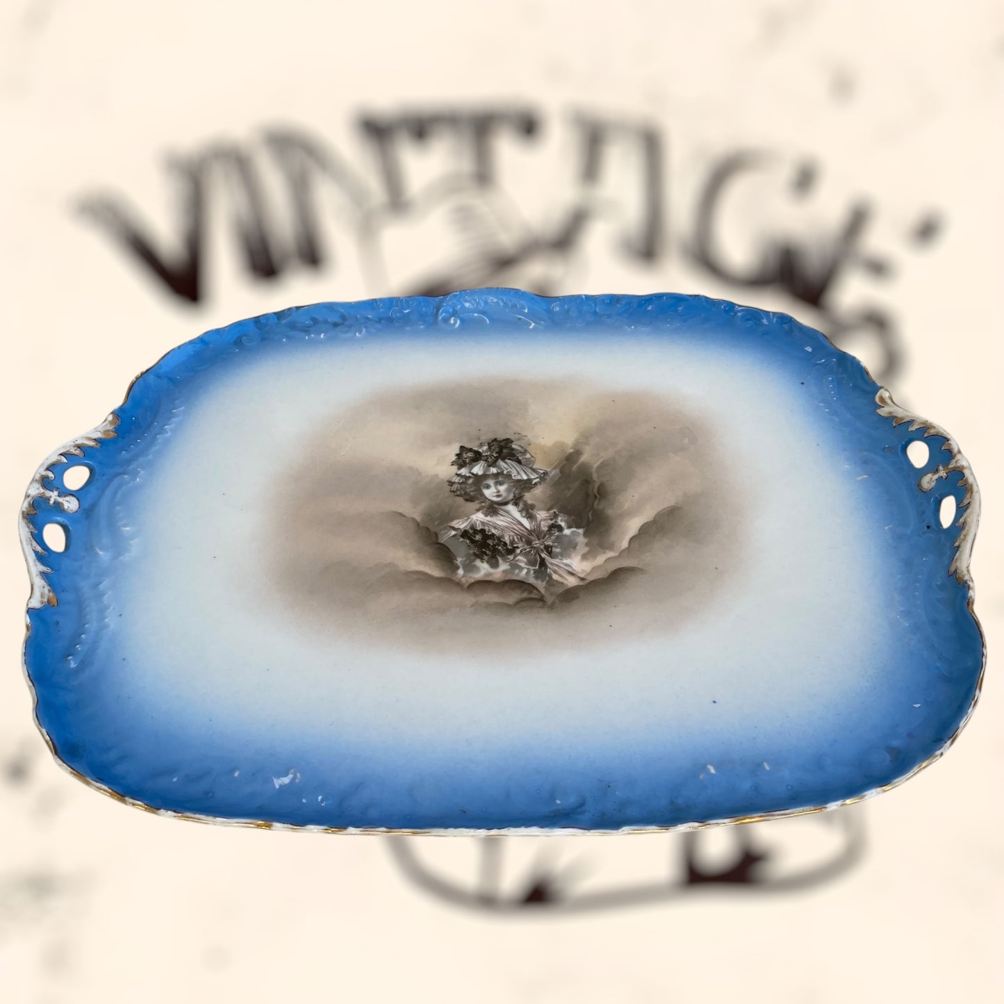 Juego de Té de porcelana Limoges (Albert Pillivuyt) S. XIX