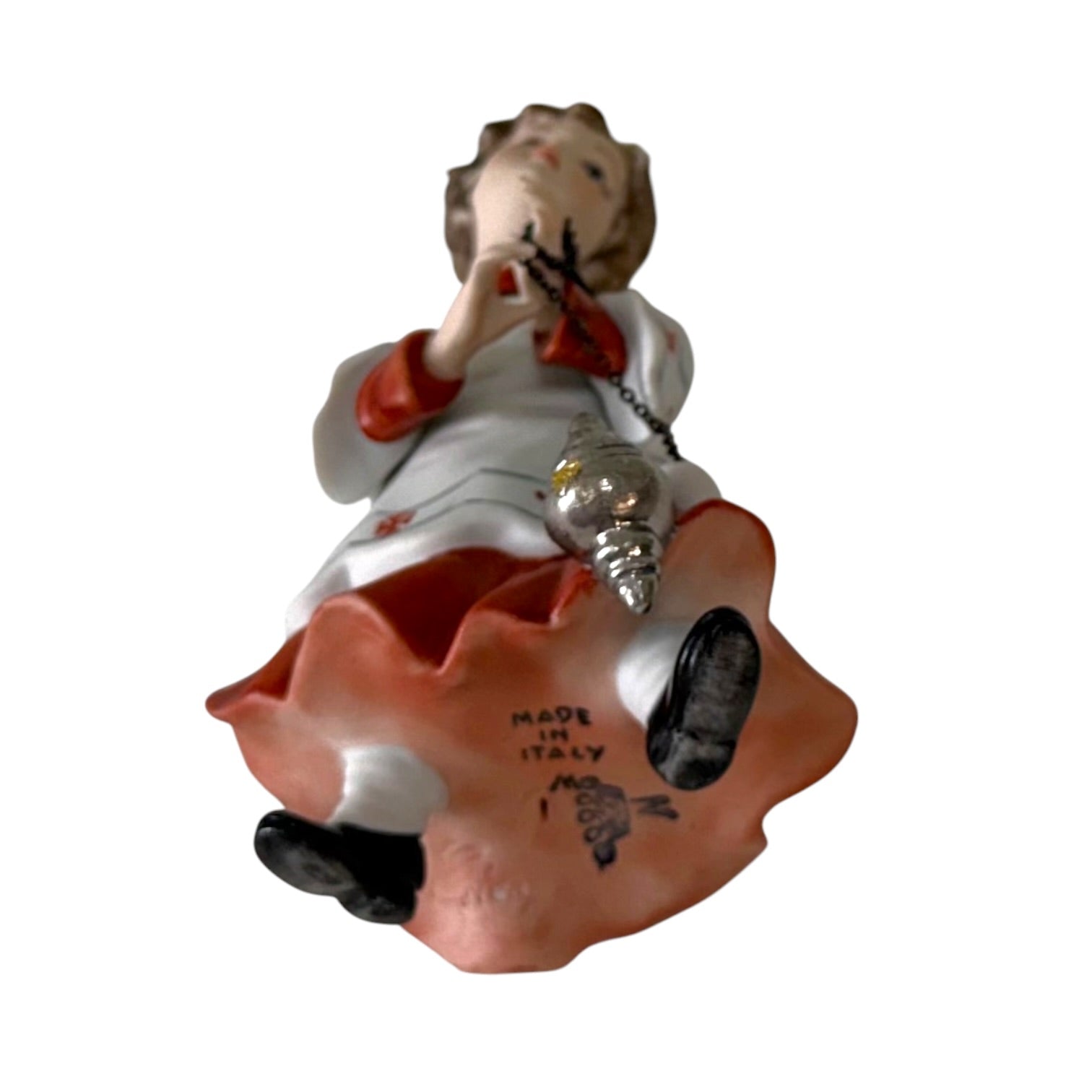 Vintage italienisches Capodimonte Porzellan Ministranten-Set