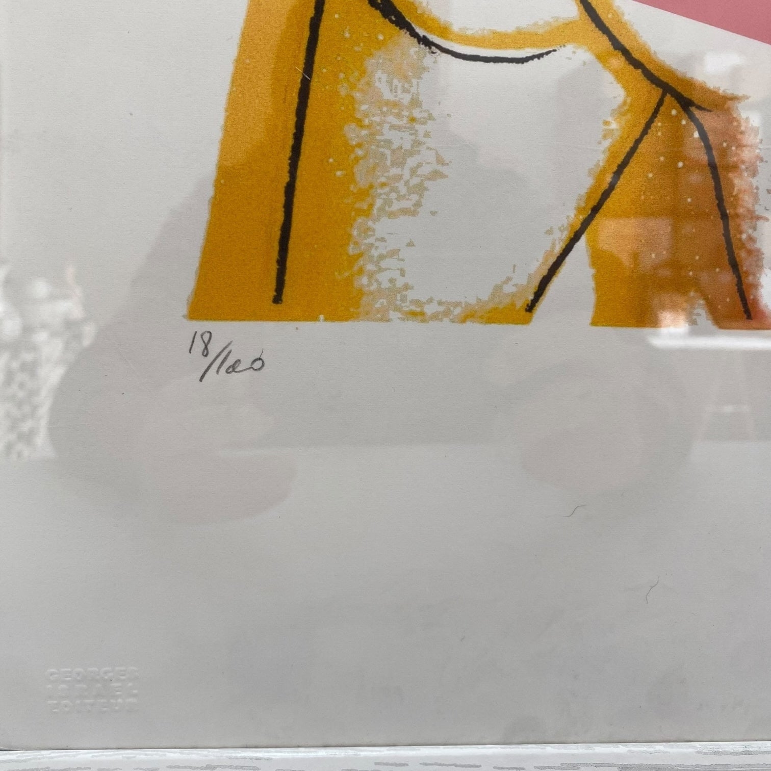 Litografía Love de Andy Warholl con certificado de autenticidad